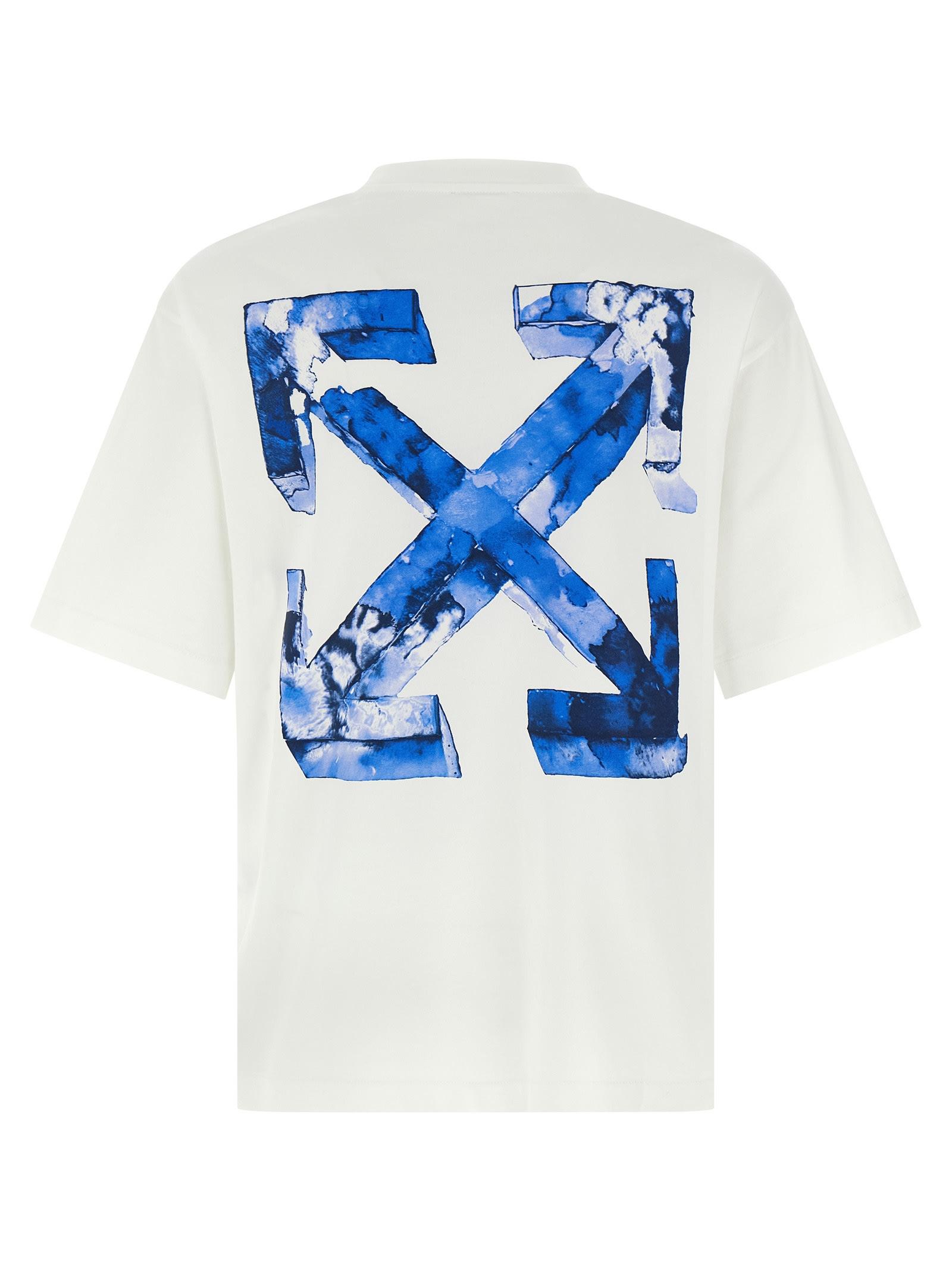 Off-White c/o Virgil Abloh 'Cloudy Arrow Skate' T-Shirt in White