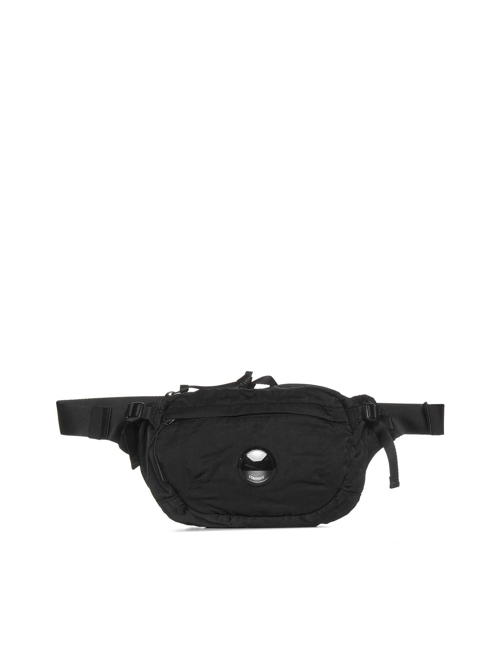 C.P. Company Logo-plaque Nylon Belt Bag in Black for Men | Lyst
