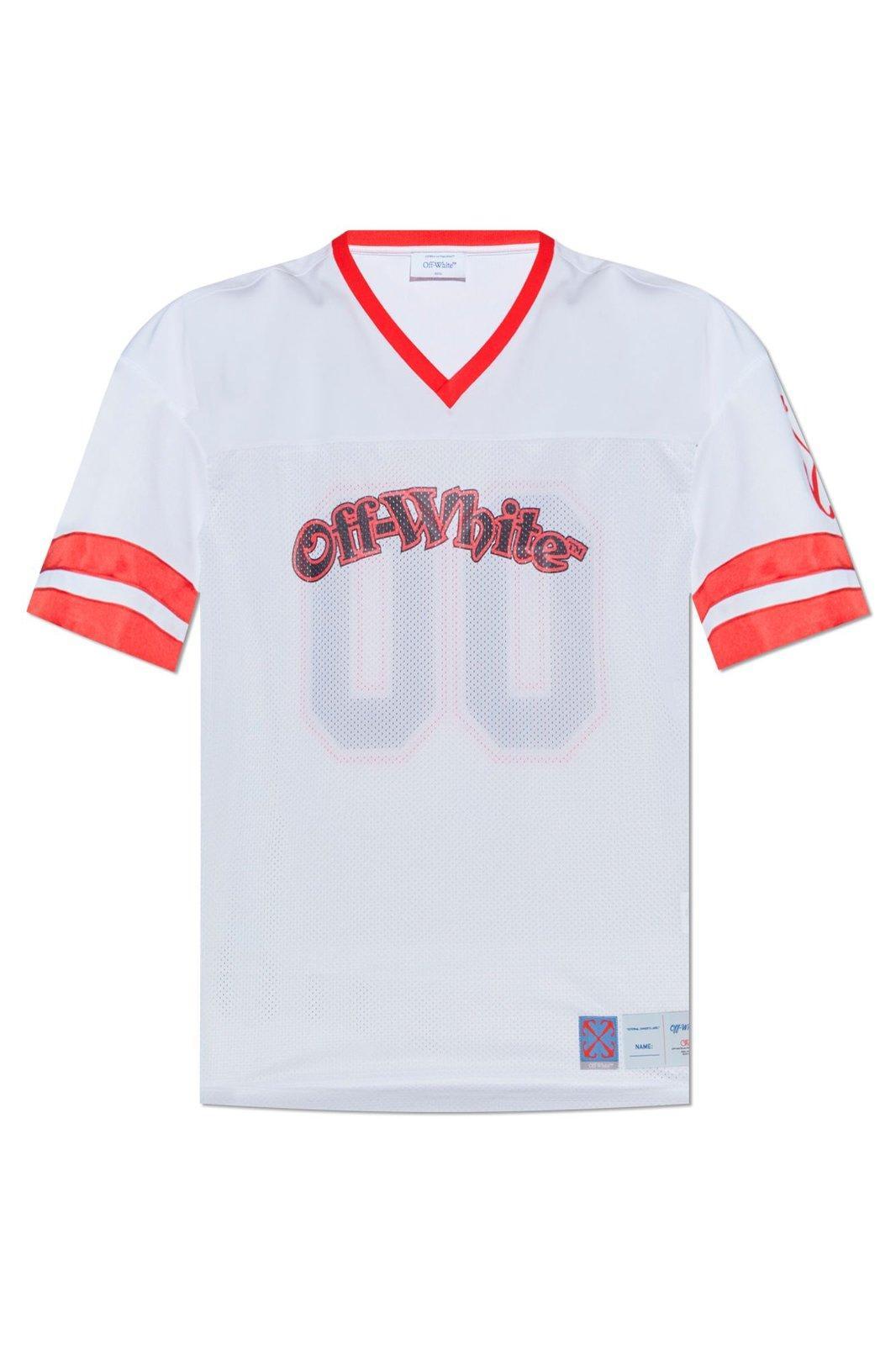 【Off-White】ロゴ刺繍 abloh 23 Tシャツ (送料関税込) Off-White】ロゴ刺繍 abloh 23 Tシャツ (送料関税込) (Off-White
