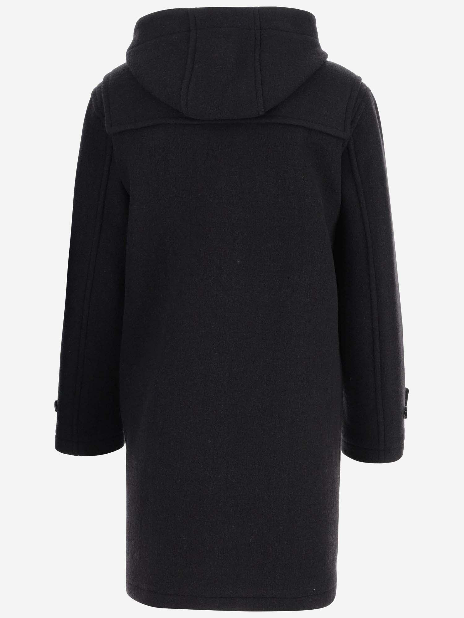 Burberry Patched Pocket Hooded Coat in Black for Men Lyst
