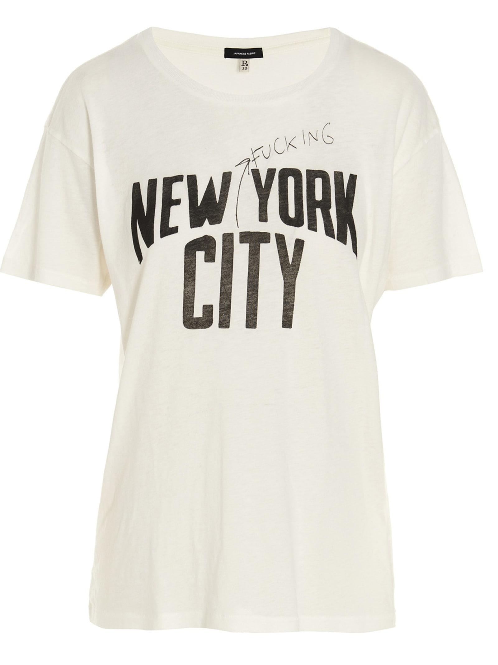 R13 Nyfc Boy Tshirt in White Lyst