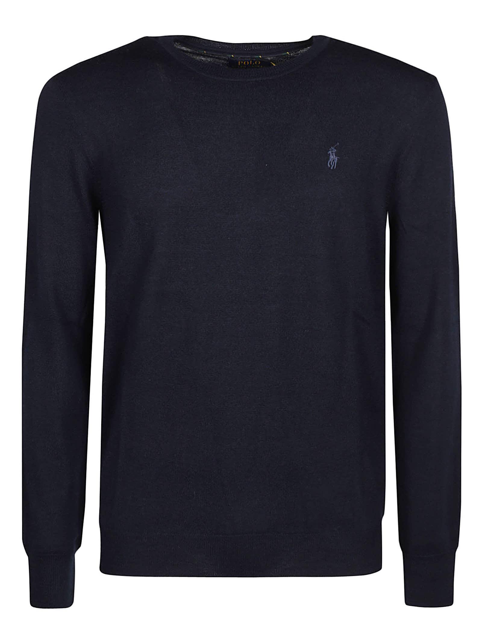 Ralph Lauren Long Sleeve Sweater in Blue for Men Lyst UK