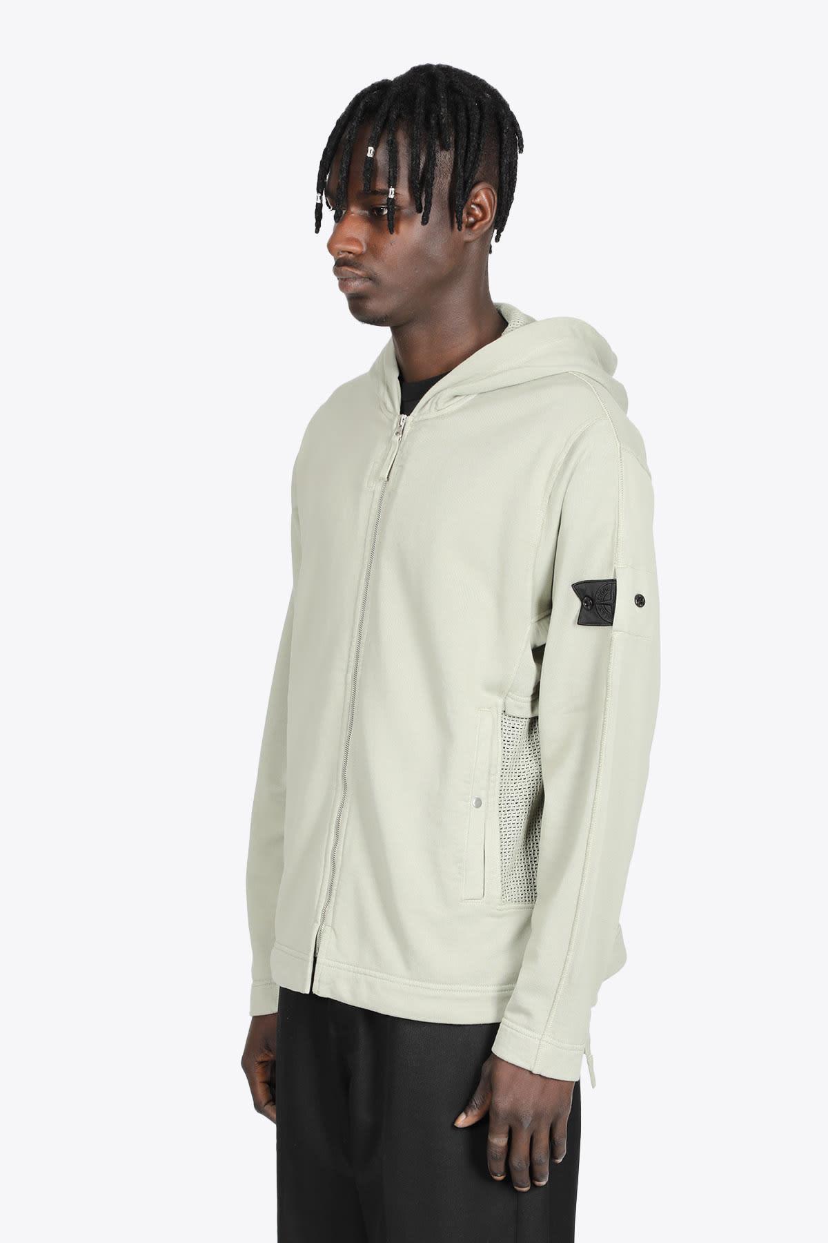 Stone Island Shadow Project Full Zip Hoodie Chapter 1 Beige Cotton