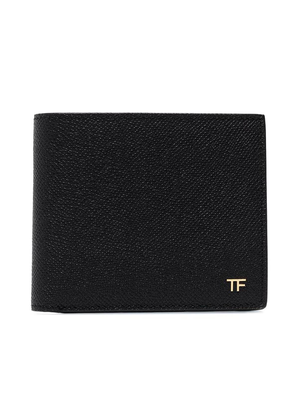 Tom Ford Solid Blue Smooth NWT 100% Calf Leather Bifold Wallet Card Holder $400 