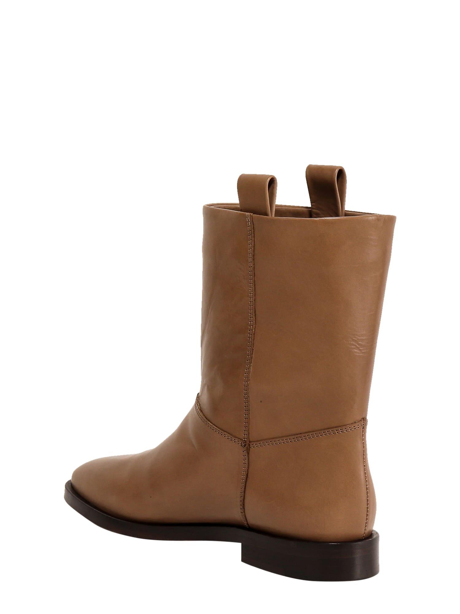 Closed Boots in Natural | Lyst