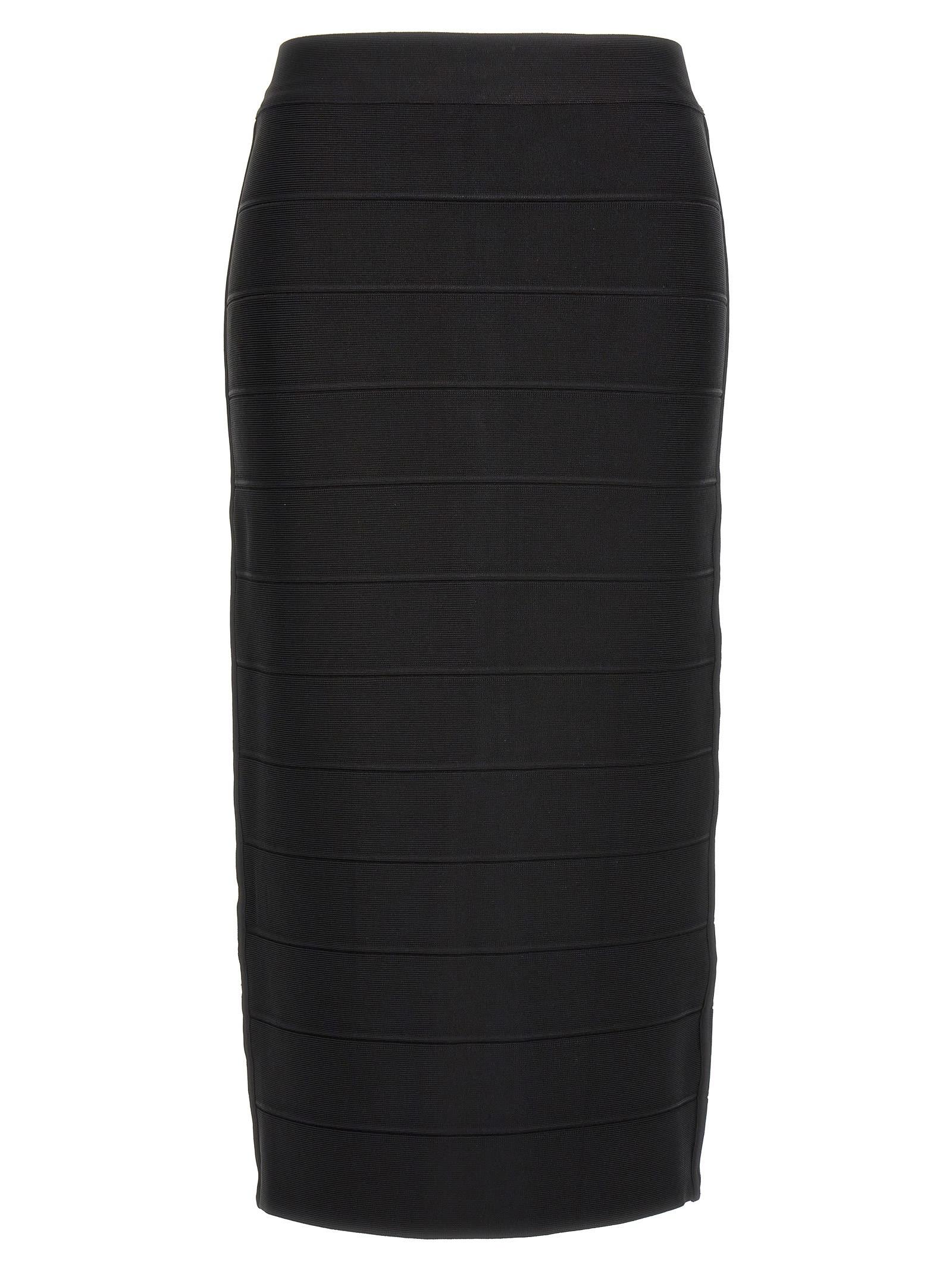 Herve Leger Icon Bandage Pencil Skirts in Black Lyst UK
