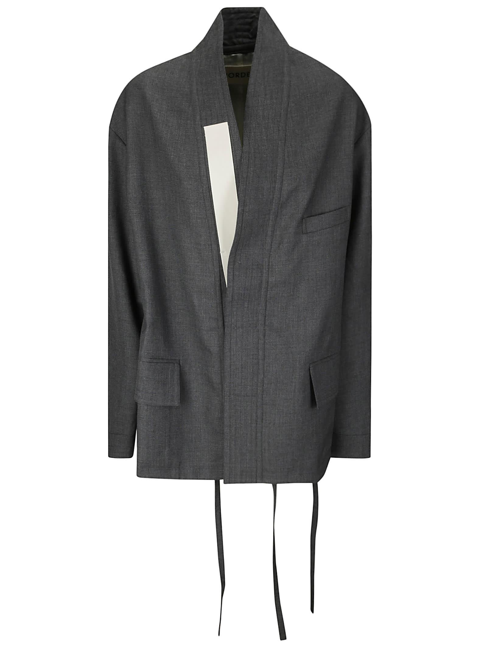 Mordecai Kimono Suit Jacket in Gray Lyst