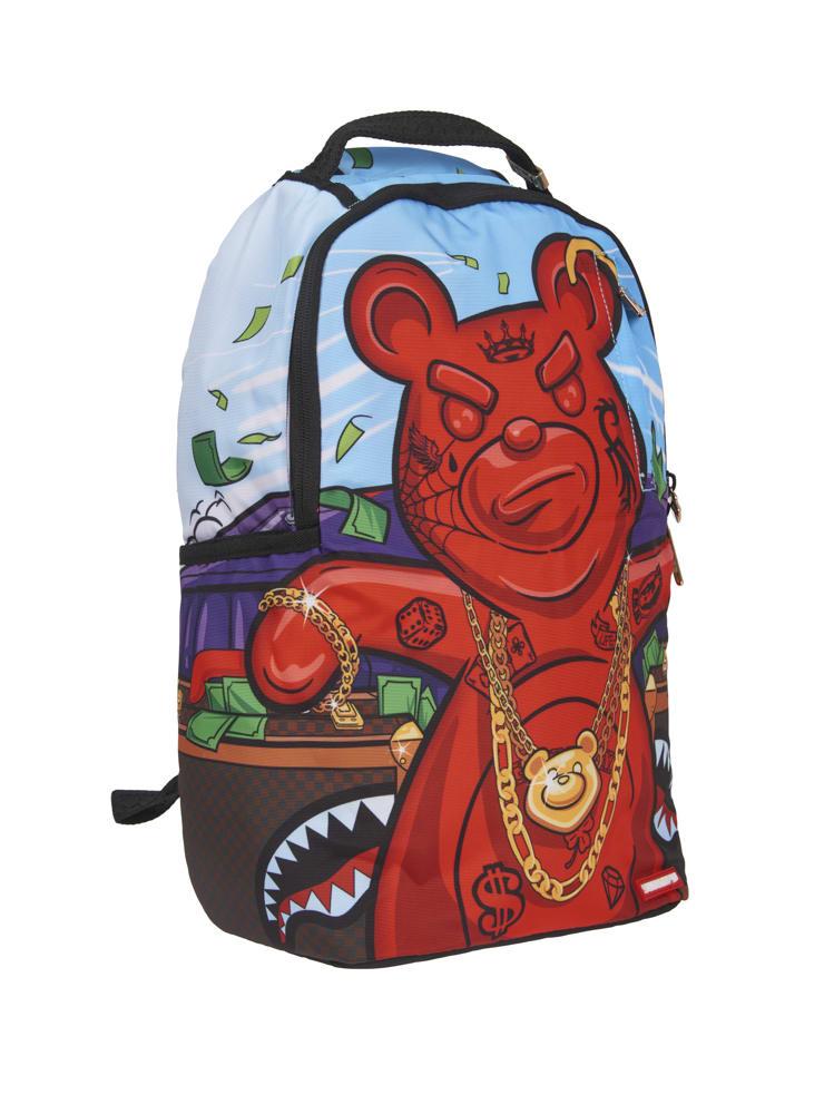 Sprayground Diablo Money Bear Backpack in Red for Men | Lyst