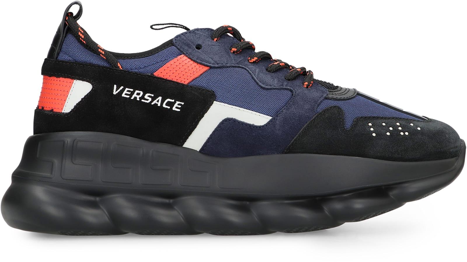 Versace Sneaker Versace Chain Reaction Blue And Red Trainers