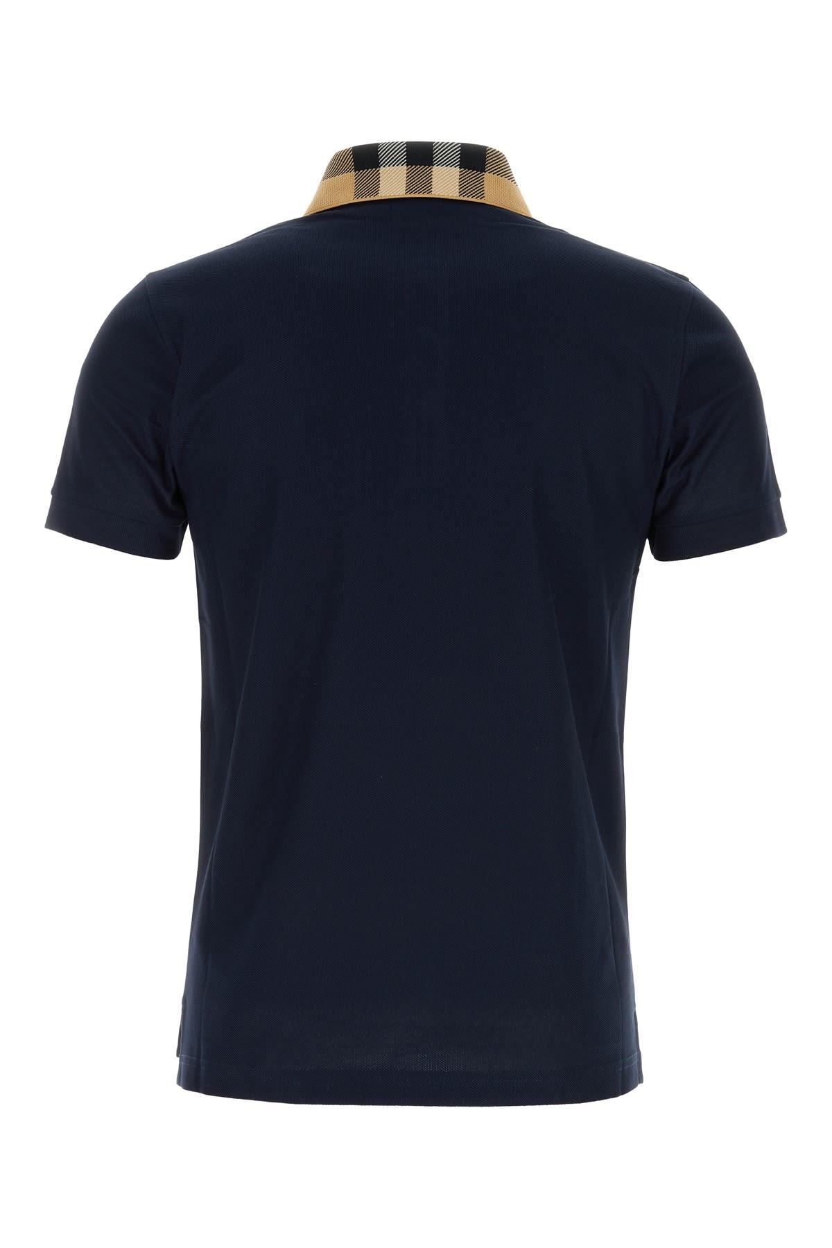 Burberry navy blue polo shirt hotsell