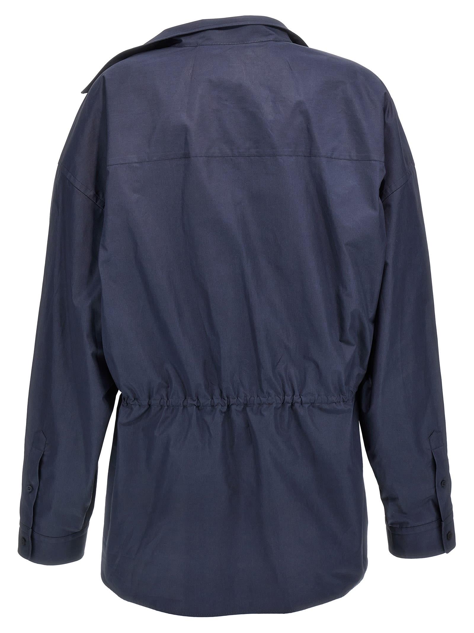 【関税込み】balenciaga STILE CAMICIA MINI' DRESS Balenciaga 'Stile Camicia Mini' Dress in Blue | Lyst