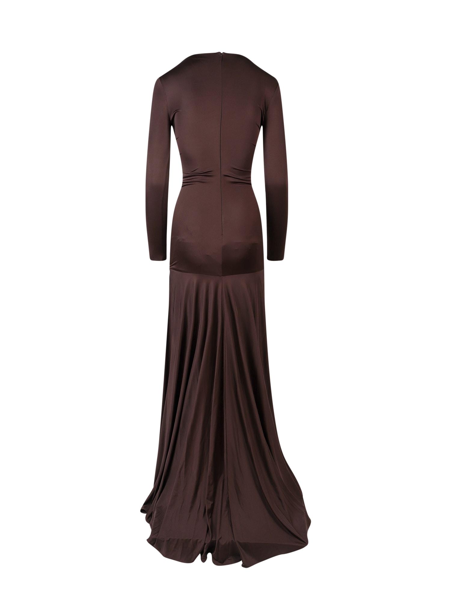 ワンピース Saint Laurent Dresses Brown SAINT LAURENT Stretch-jersey maxi dress | NET-A-PORTER