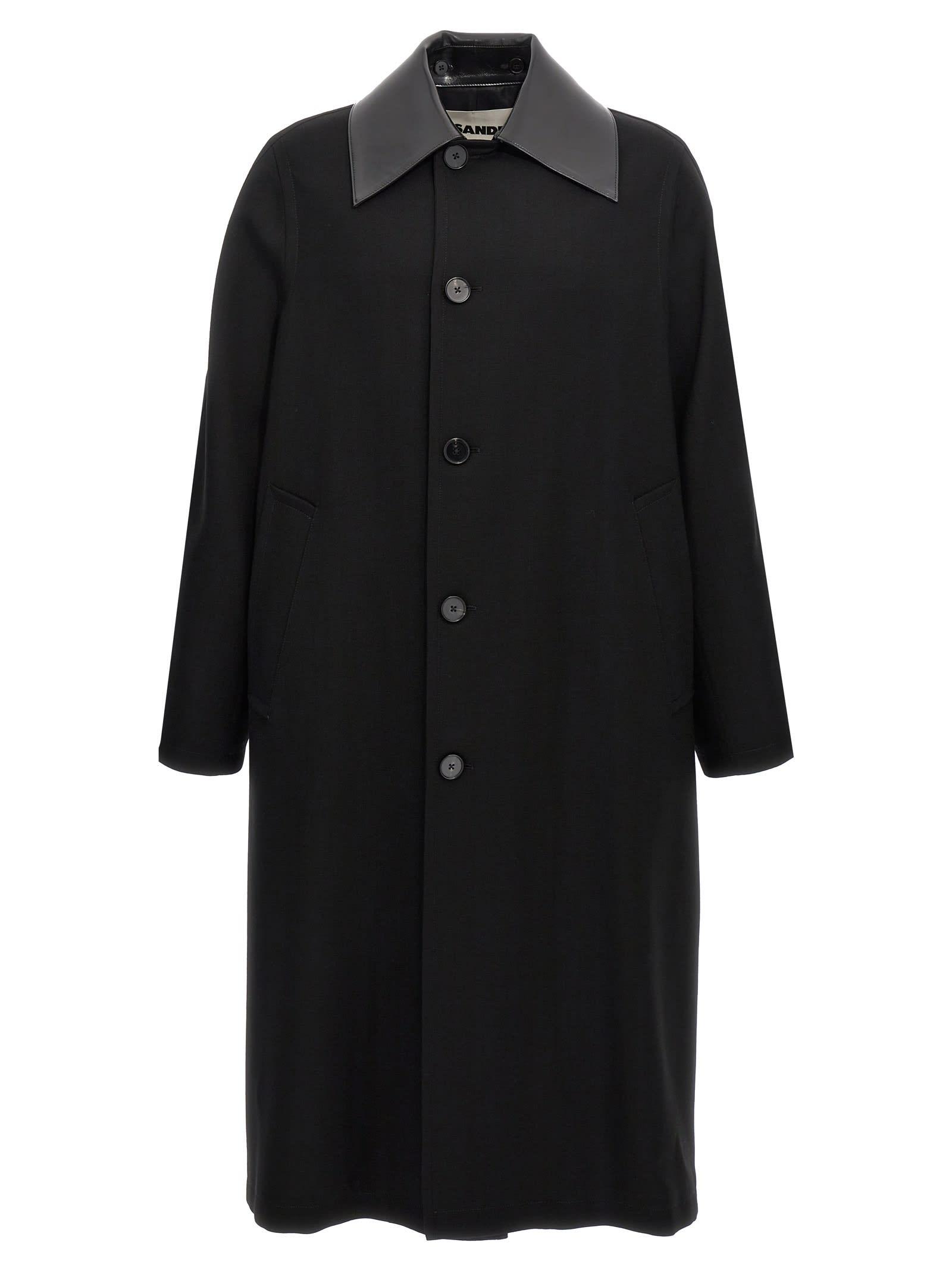 Jil Sander Coats & Jackets in Black for Men | Lyst