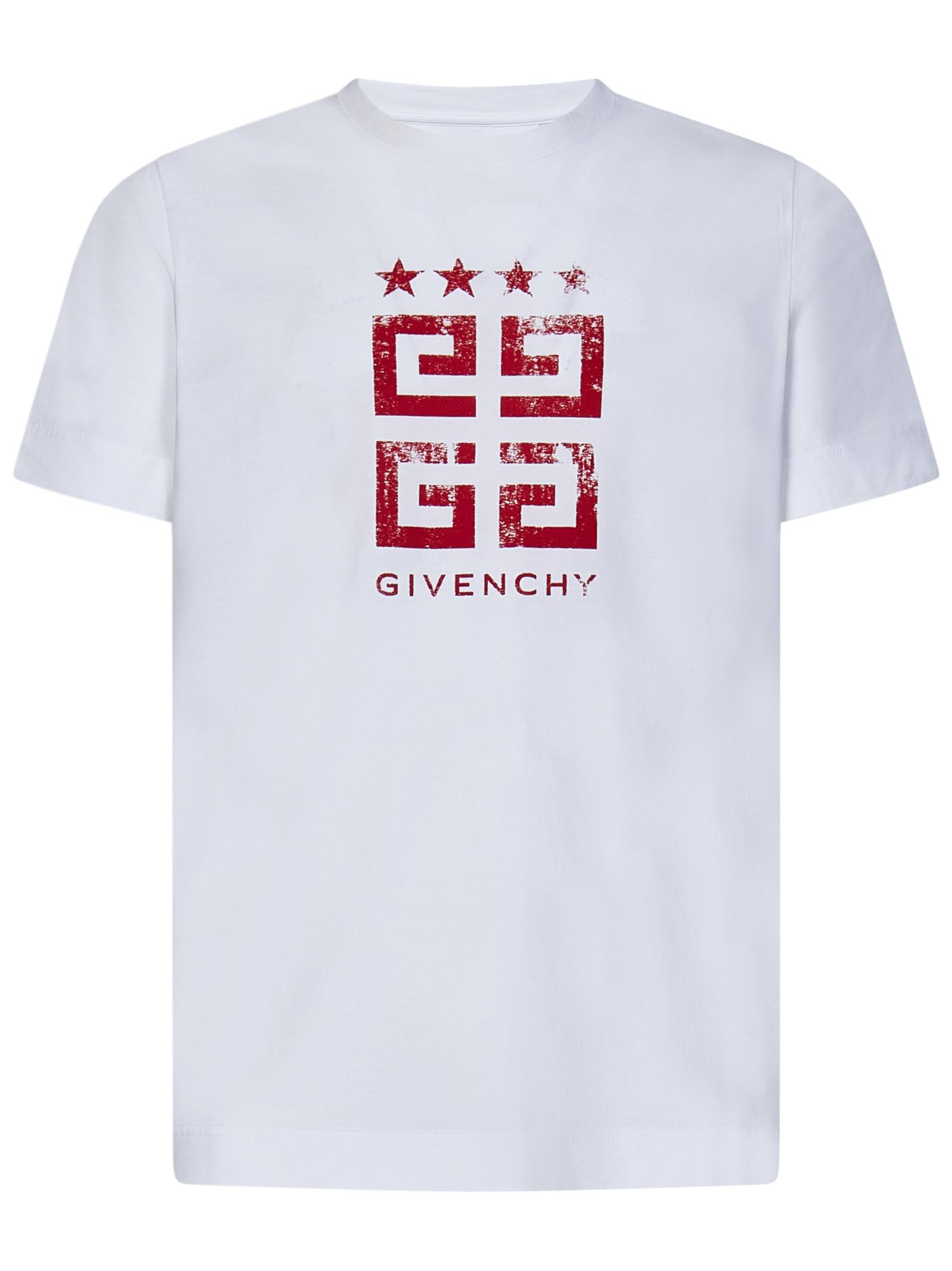 givenchy-White-4G-Stars-T-