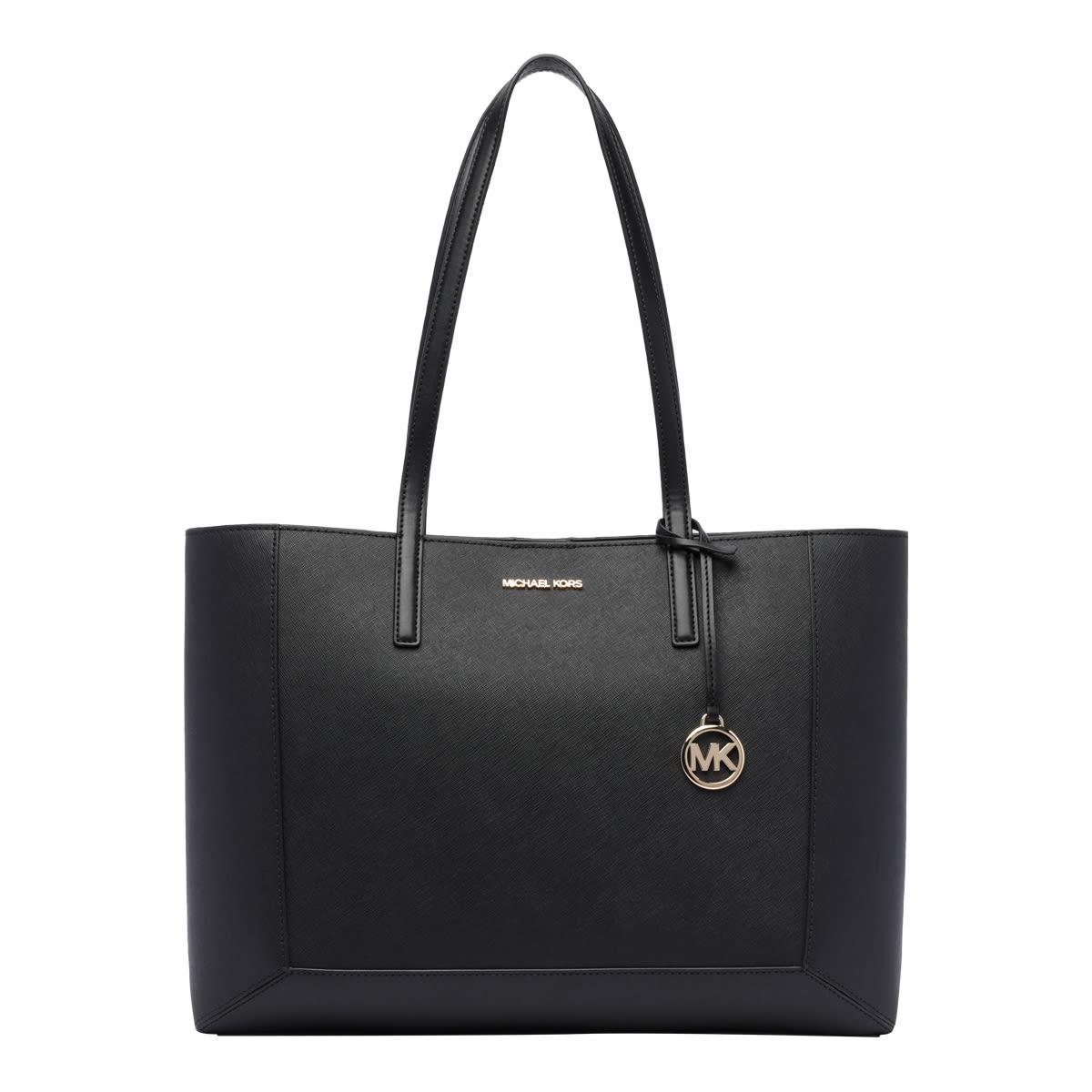 Michael kors tote black bag hotsell