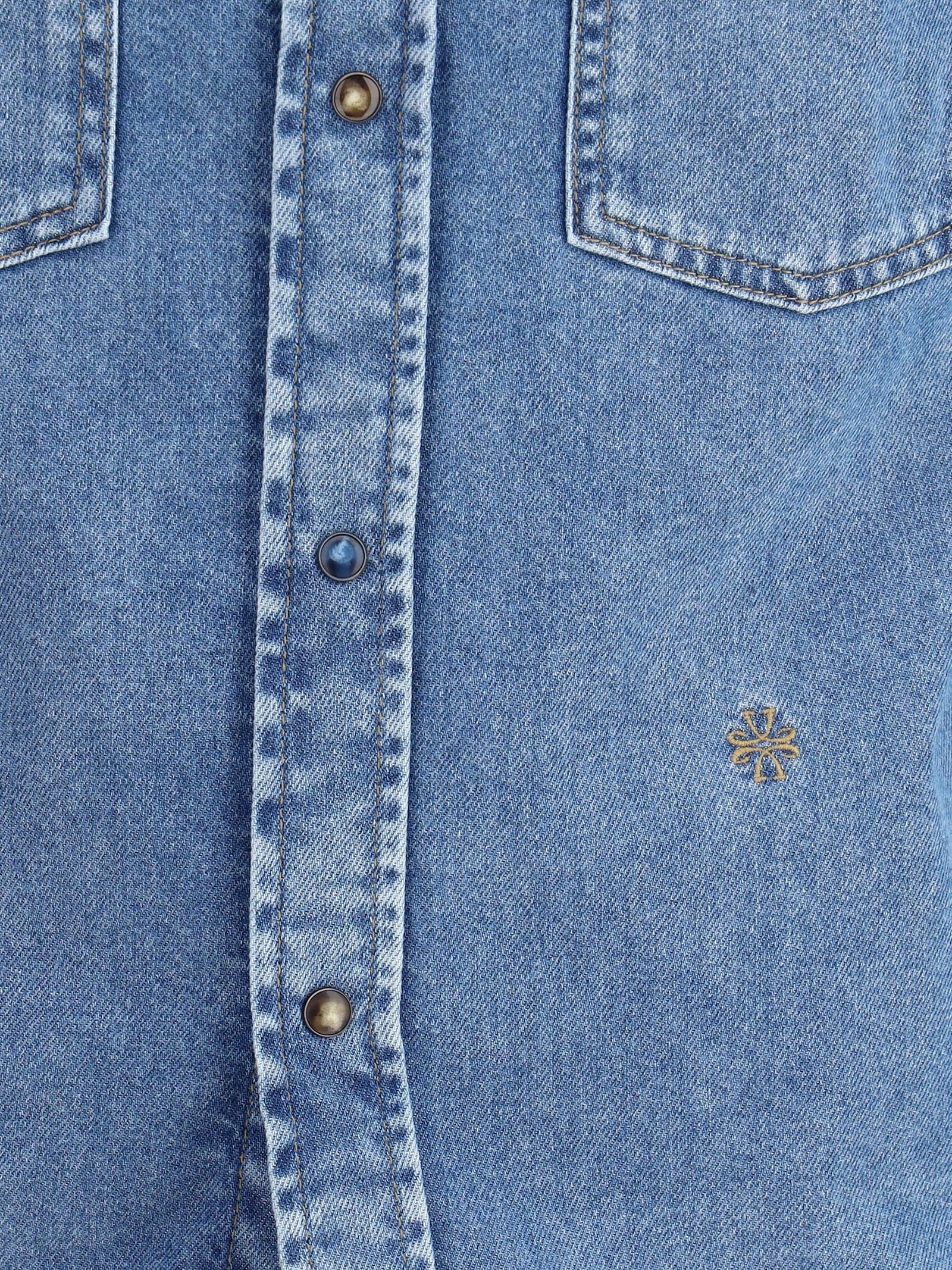 Jacob Cohen Lightweight Denim Shirt in Blue for Men Lyst UK