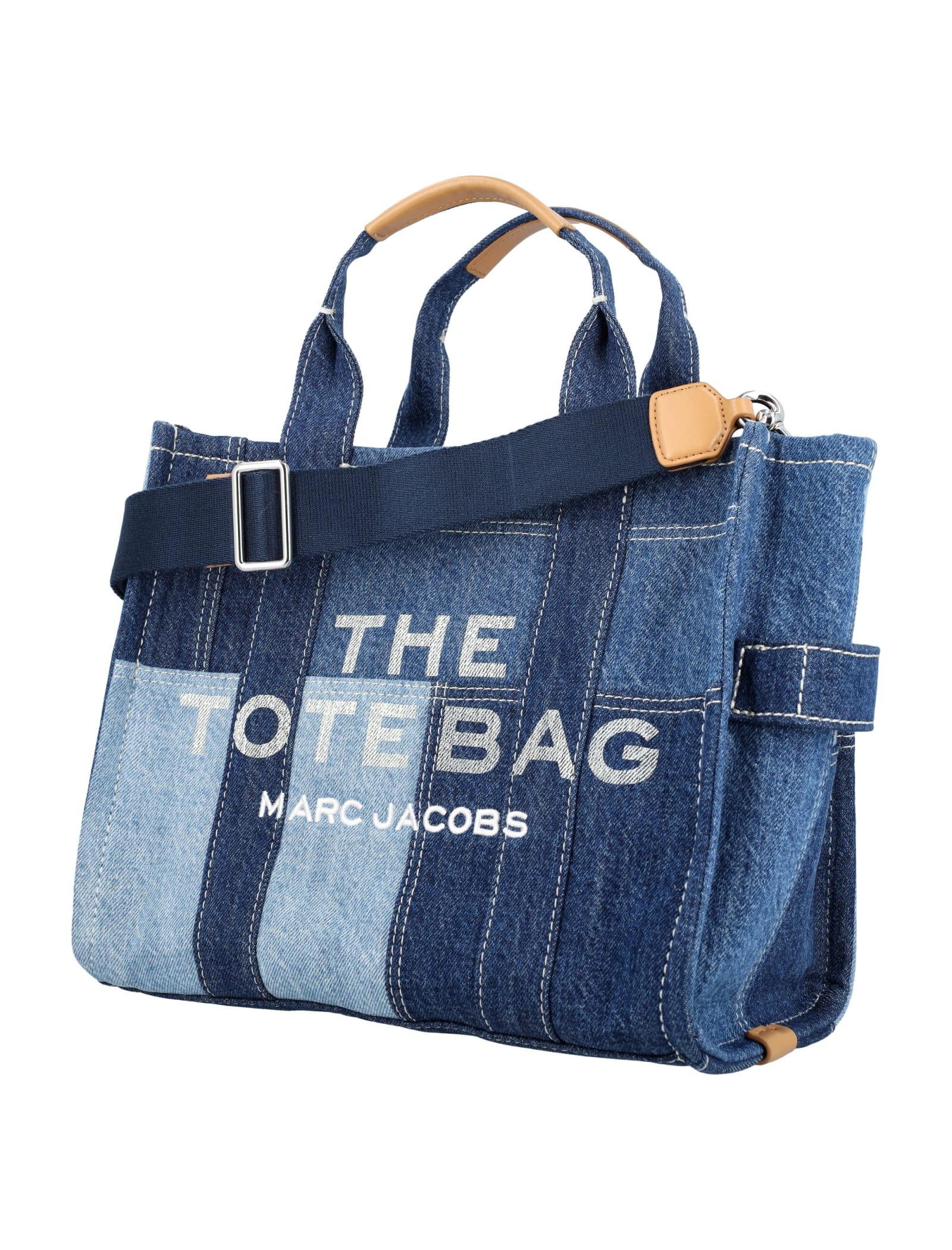 Marc Jacobs Blue The Denim Small Tote Bag