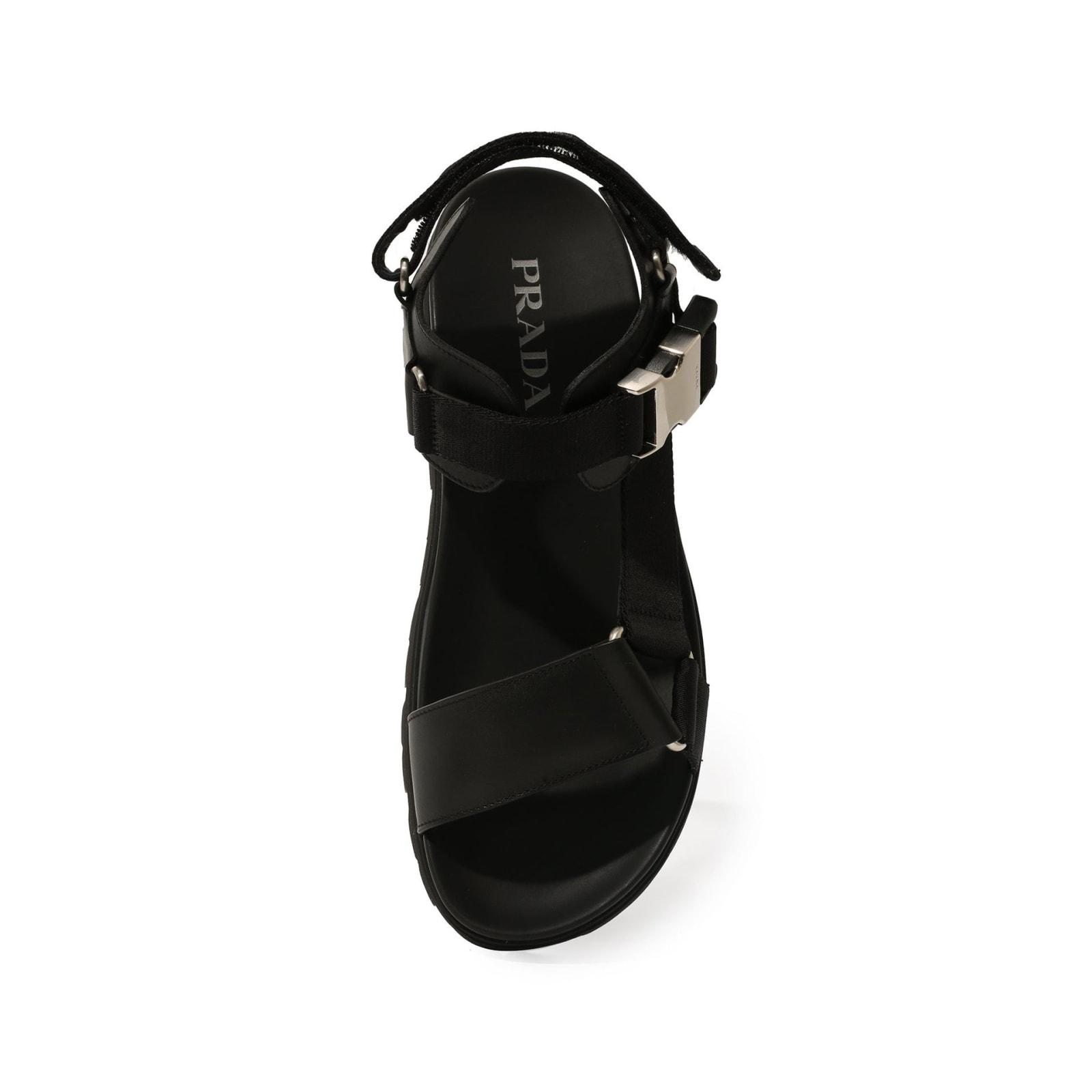 Prada logo sport sandal new arrivals