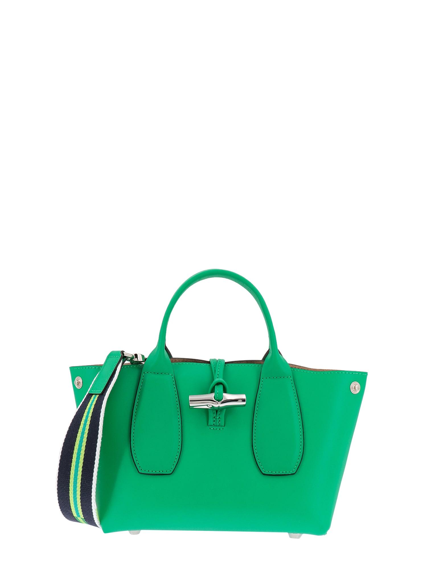 Longchamp Roseau Tote in Green | Lyst