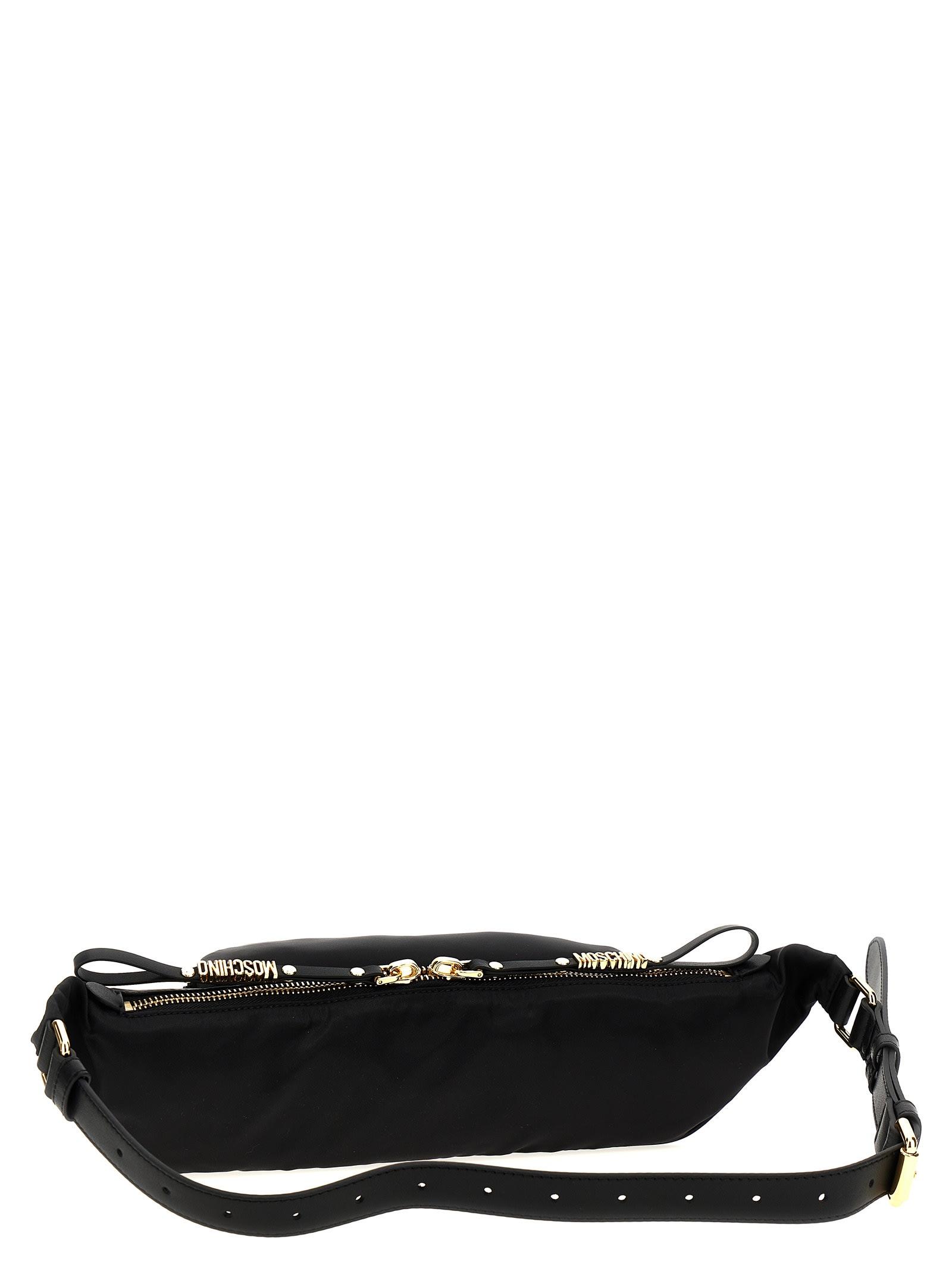 Moschino Logo Fanny Pack Crossbody Bags in Black Lyst UK