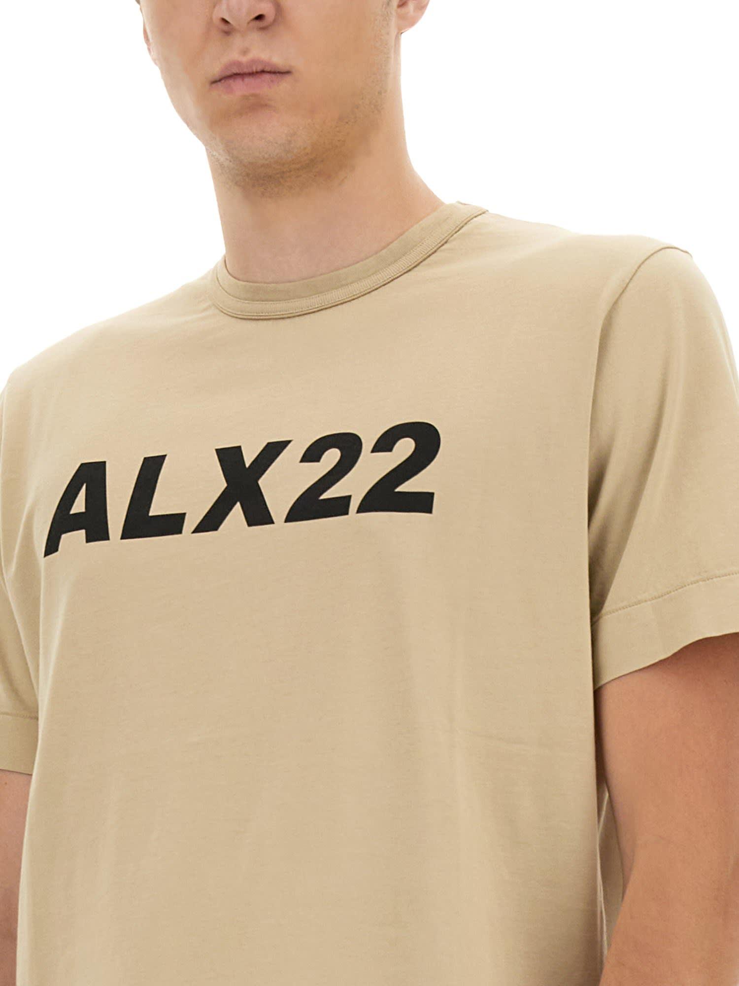 1017 ALYX 9SM Printed Cotton-jersey T-shirt in Natural for Men Mens Clothing T-shirts Short sleeve t-shirts 