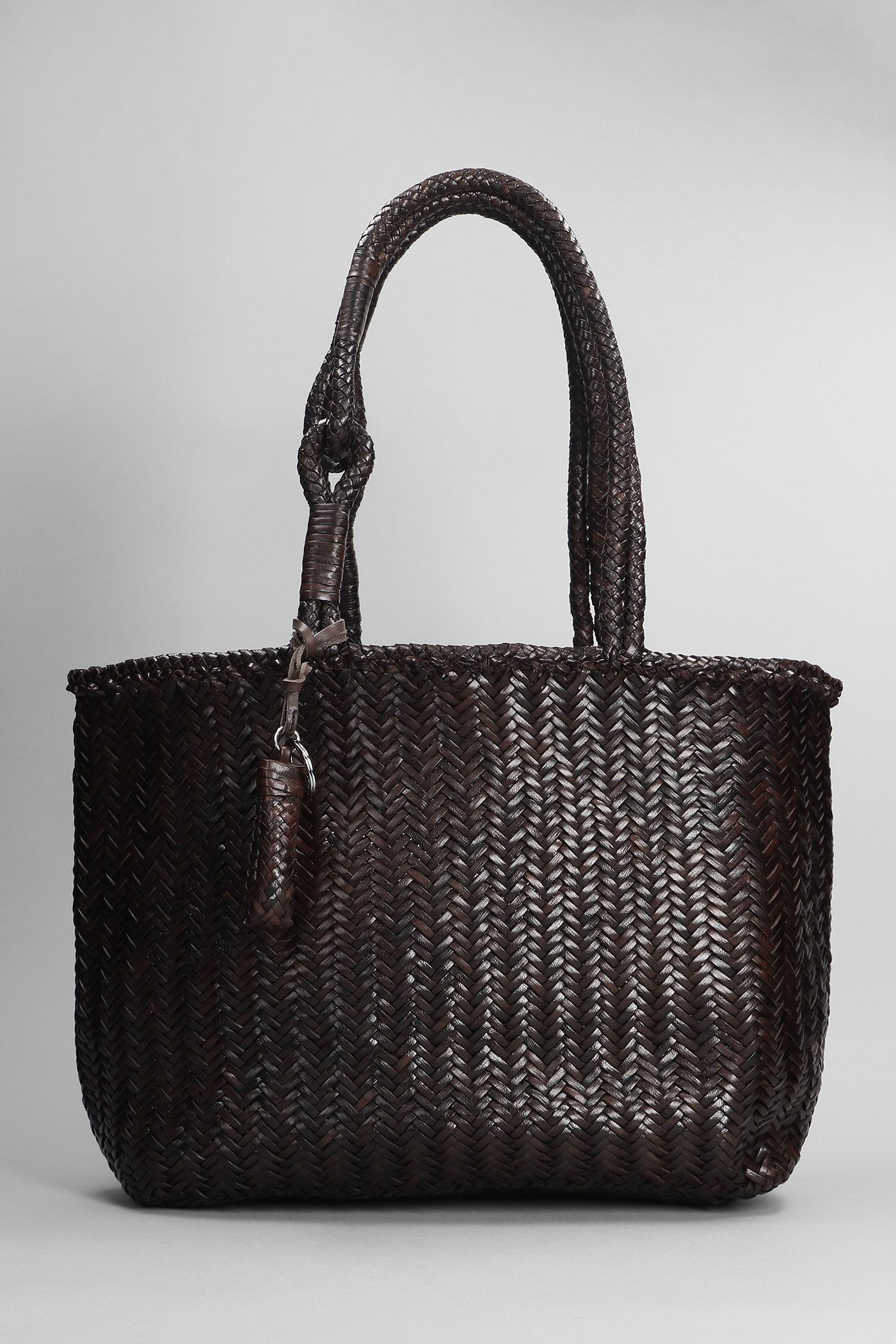 Lemaire Small Belted Tote in Ash Black
