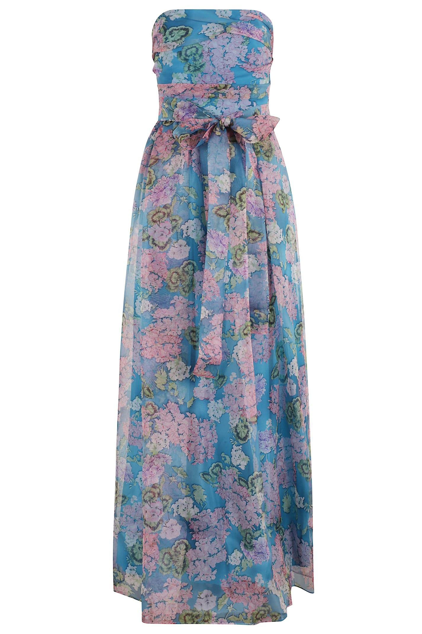 ワンピース MAX MARA STUDIO LISETTA BUSTIER DRESS IN FANCY ORGANZA LISETTA BUSTIER DRESS IN FANCY ORGANZA 2516221184600 LISETTA