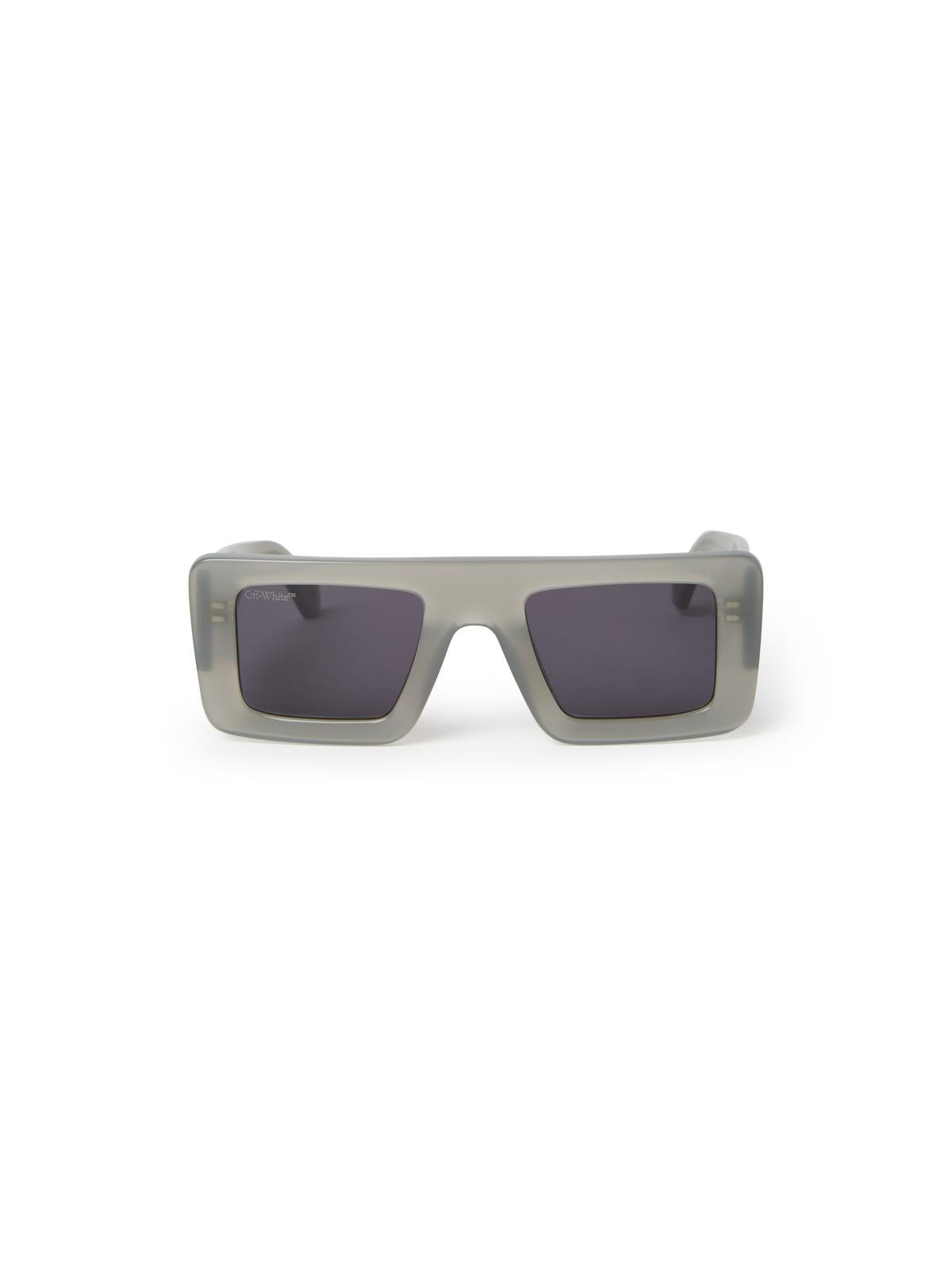 Off-White, Accessories, Offwhite Virgil Square Frame Sunglasses Black  White Grey