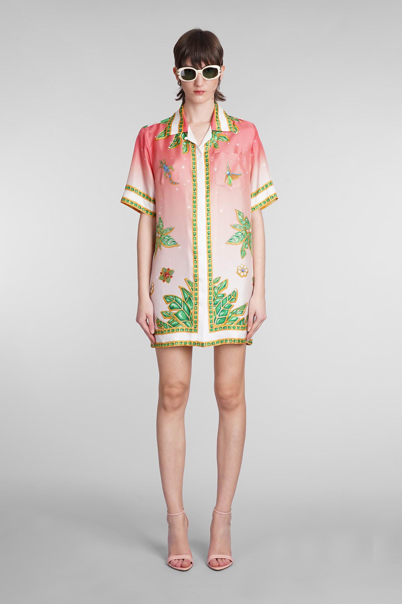 Casablanca silk shirtdress hot sale