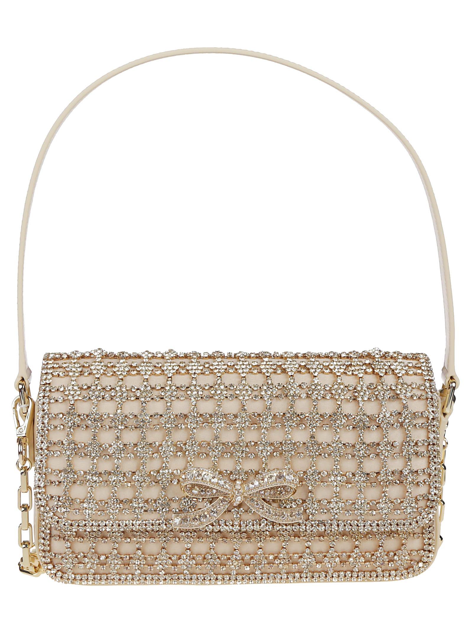 トートバッグ Self-Portrait Rhinestone-Embellished Structured Handbag With Self-Portrait Tote bags for Women | Online Sale up to 33
