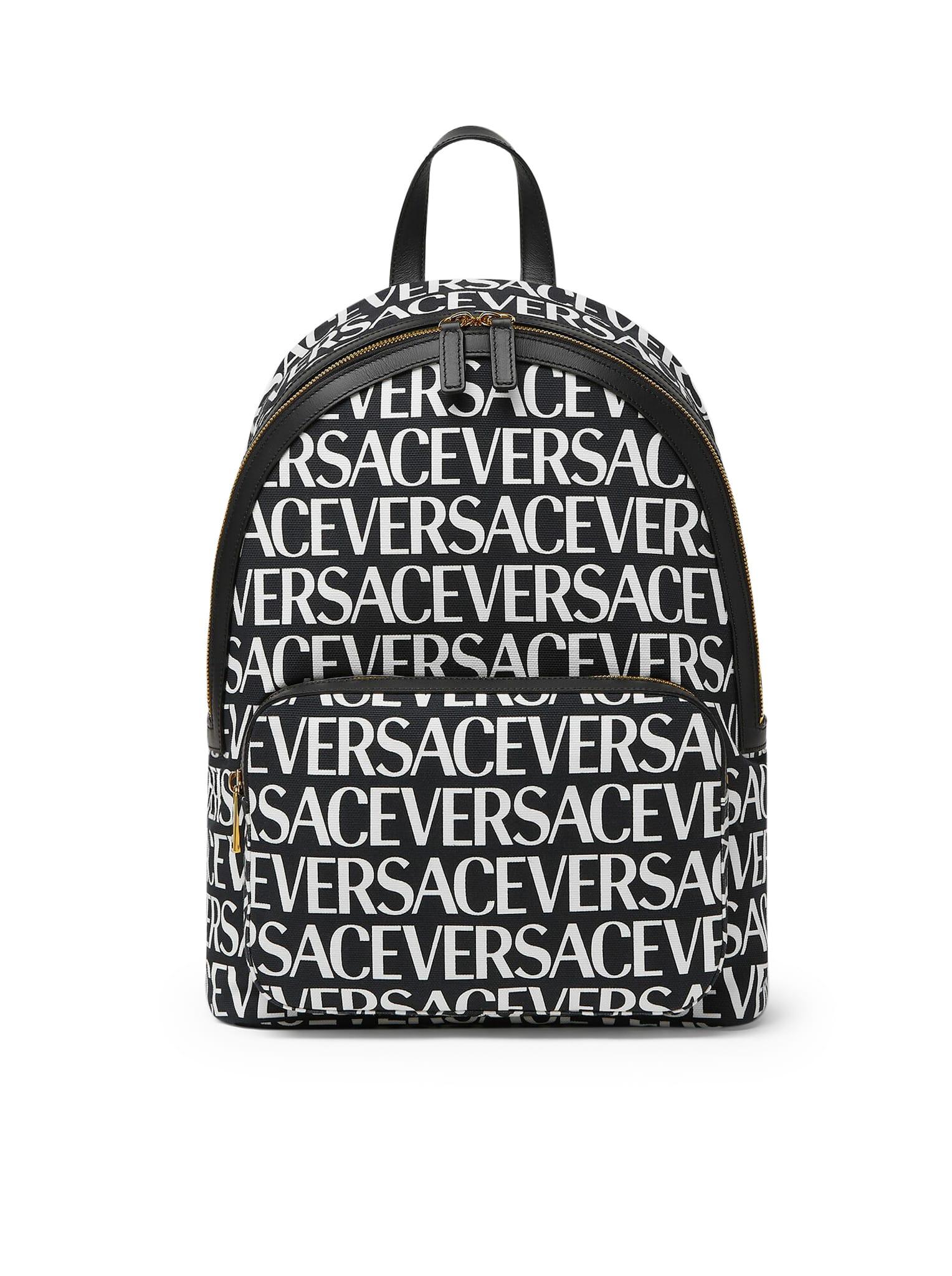 Versace Backpack in Black for Men Lyst