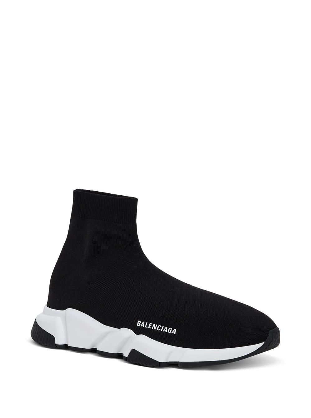 Balenciaga Speed Sneakers With Logo in Black for Men | Lyst