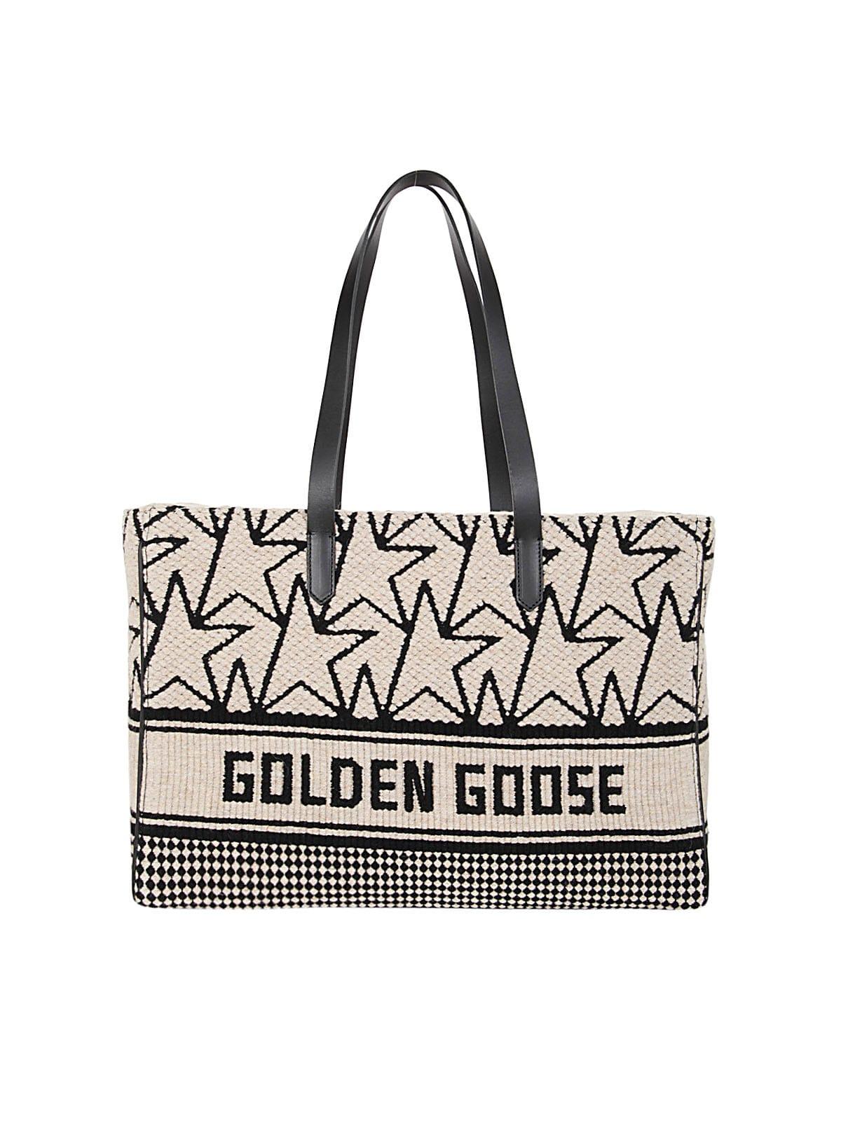 Golden Goose Monogram Wool Jacquard Duffle Bag