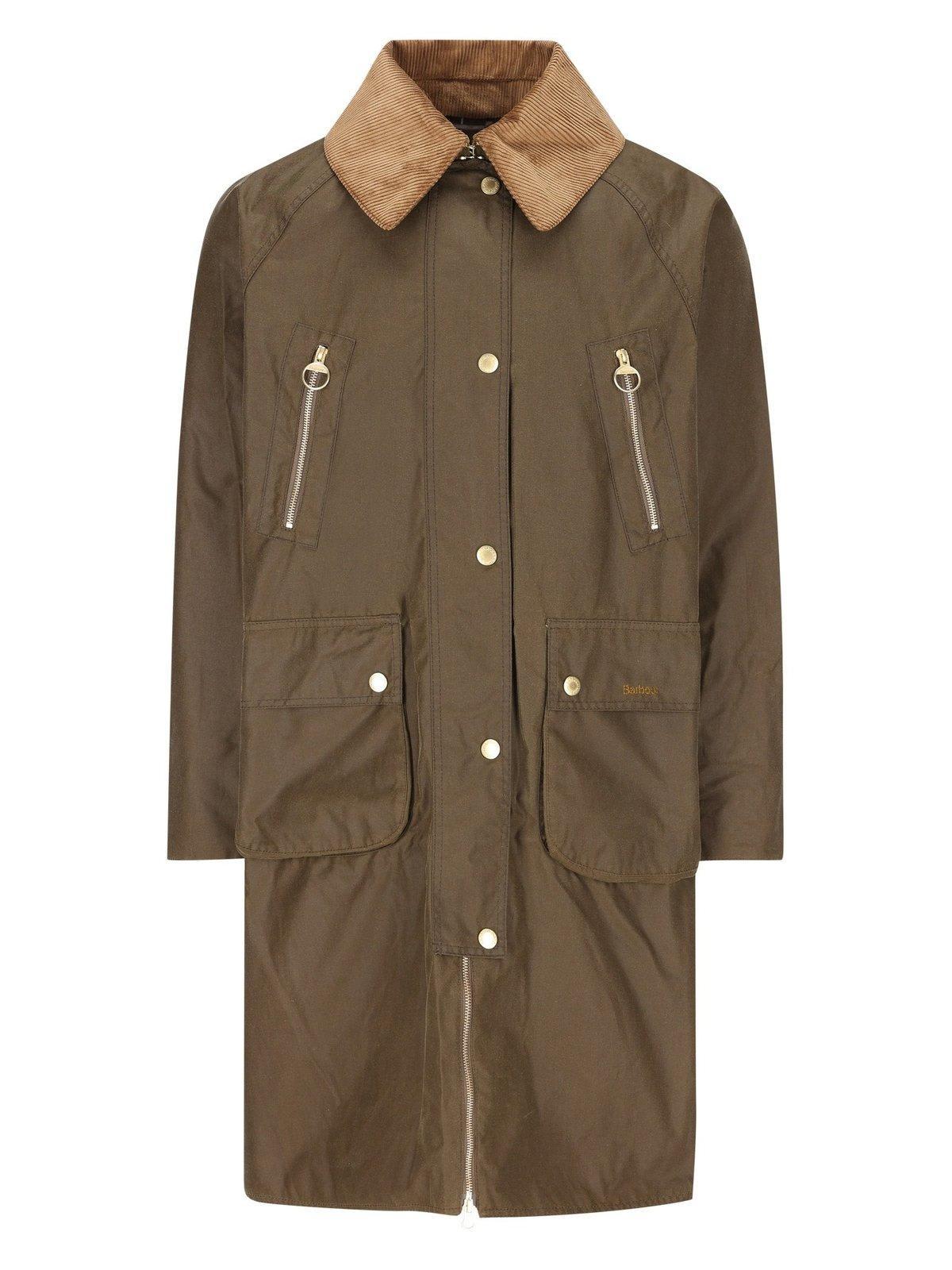 Barbour Ebberston Waxed Jacket in Green | Lyst UK