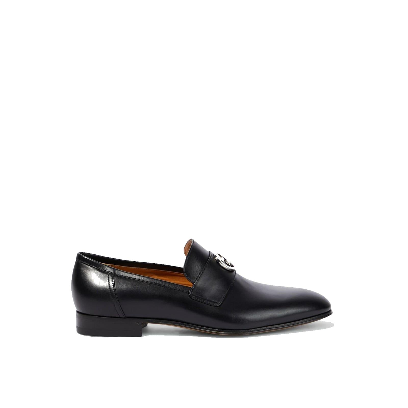 Gucci Interlocking G Leather Loafers in Black for Men | Lyst display picture 1