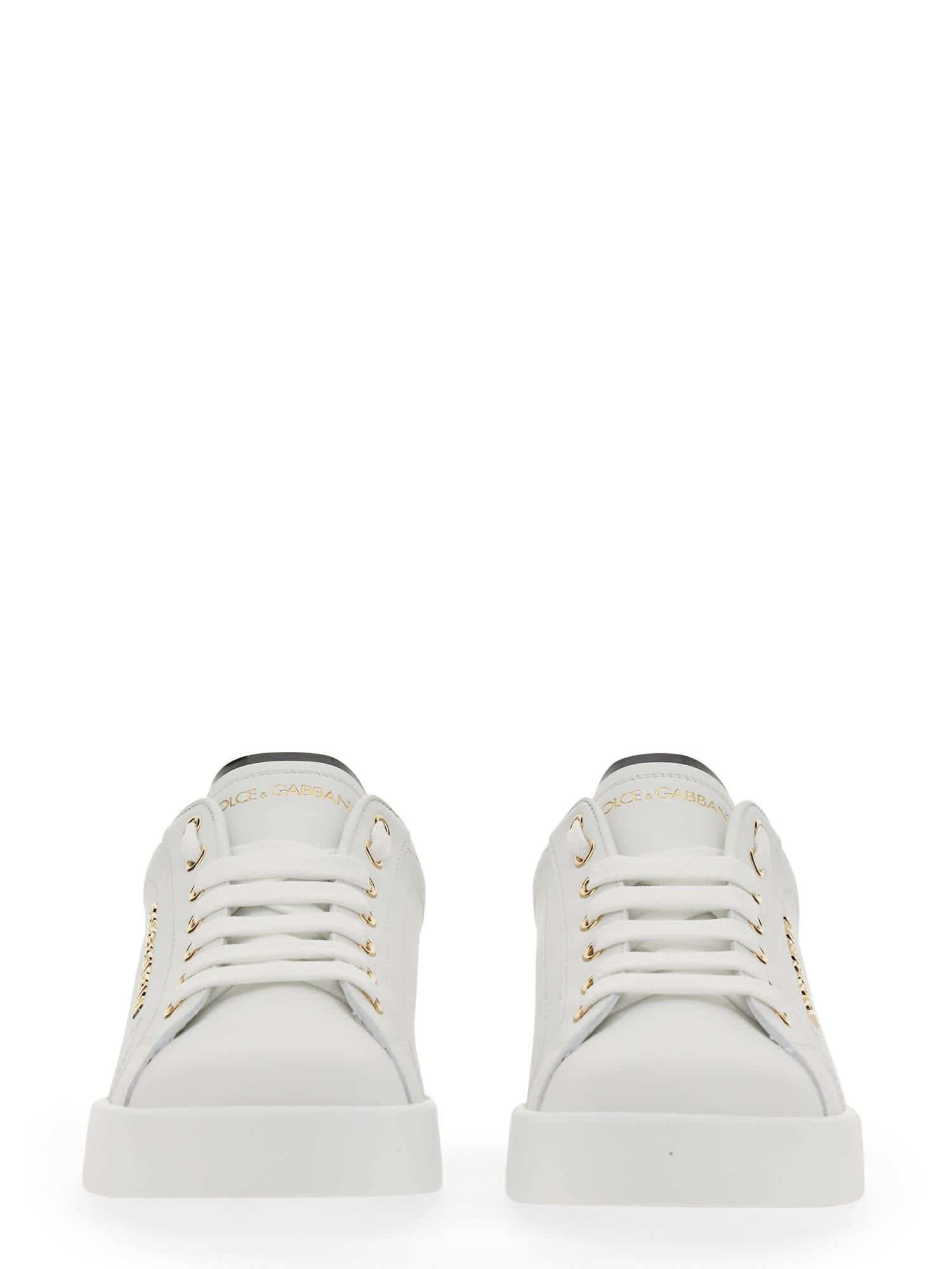 Dolce & Gabbana Portofino Sneaker in White | Lyst