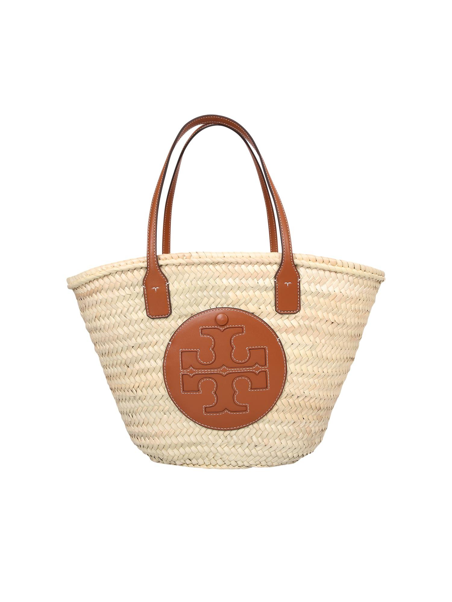 tory burch straw tote