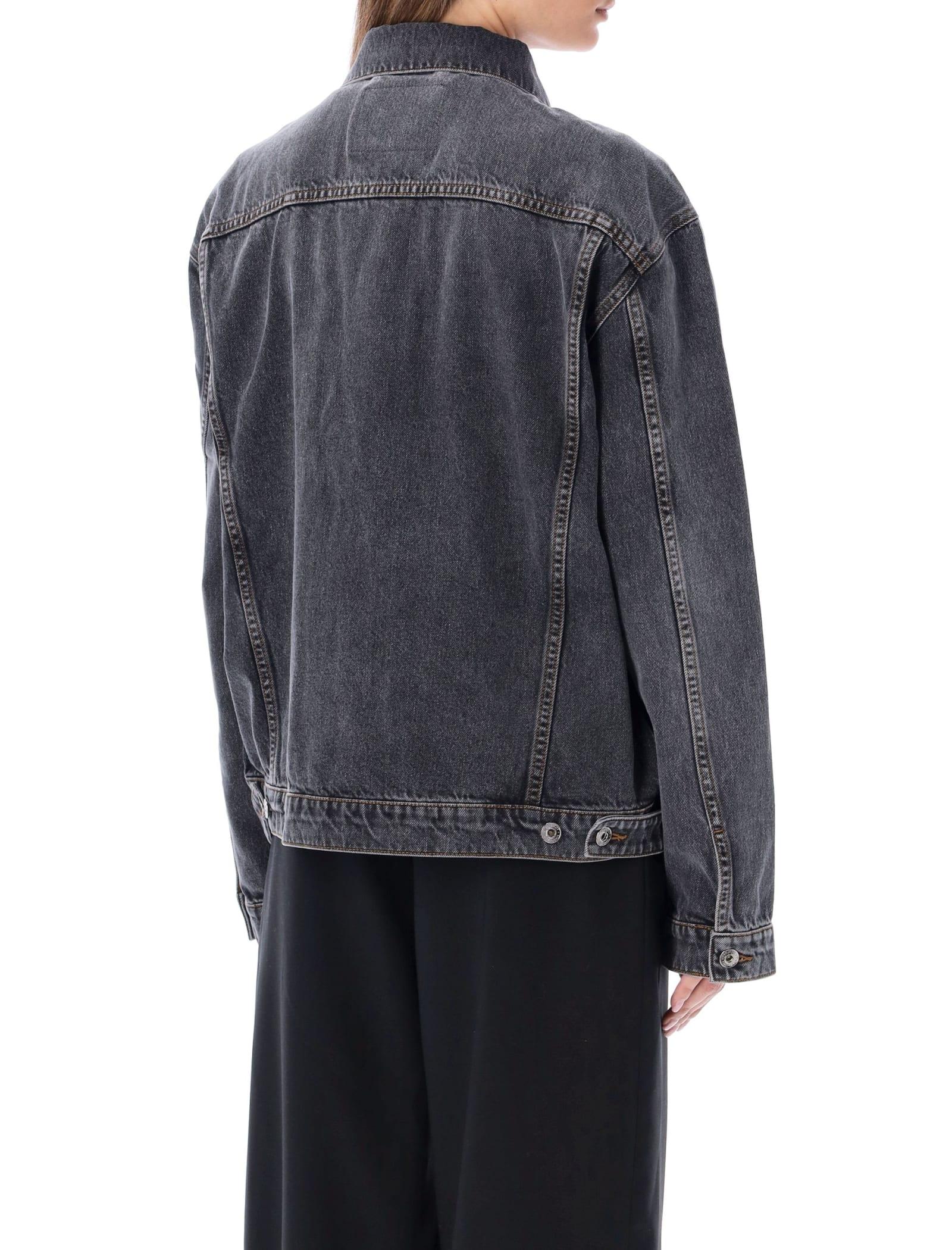 Y. Project Classic Wire Denim Jacket in Gray | Lyst