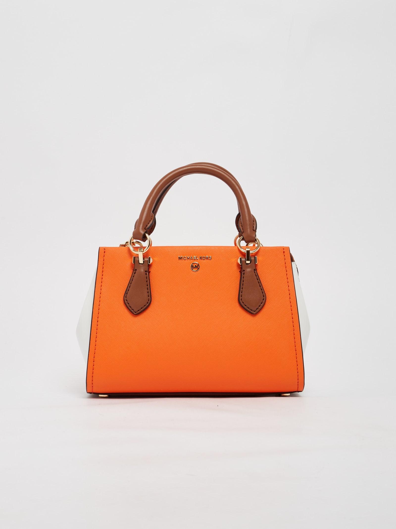 Michael Kors Sm Xbody Clutch in Orange Lyst
