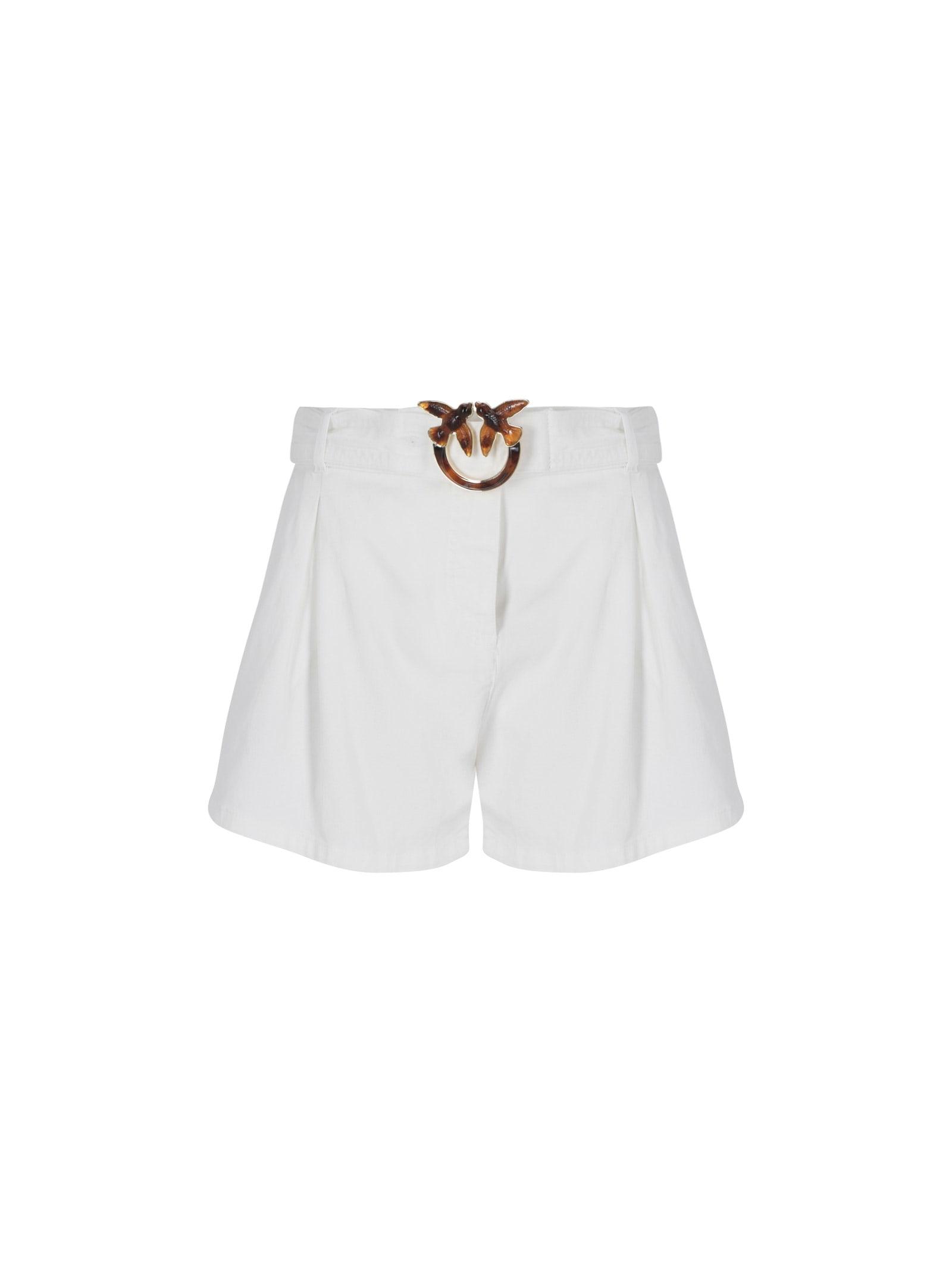 Pinko Cotton Gioiosa Shorts in White - Save 42% | Lyst