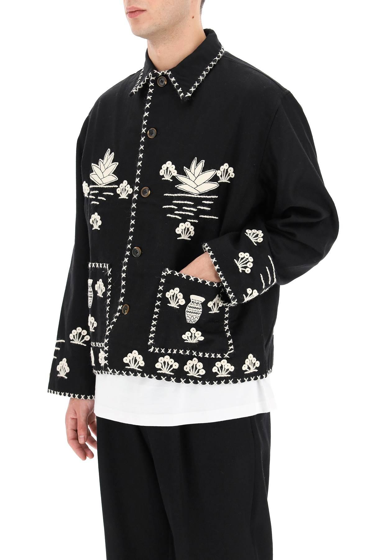 Bode Souvenir Jacket With Mexican Embroidery in Black for Men | Lyst