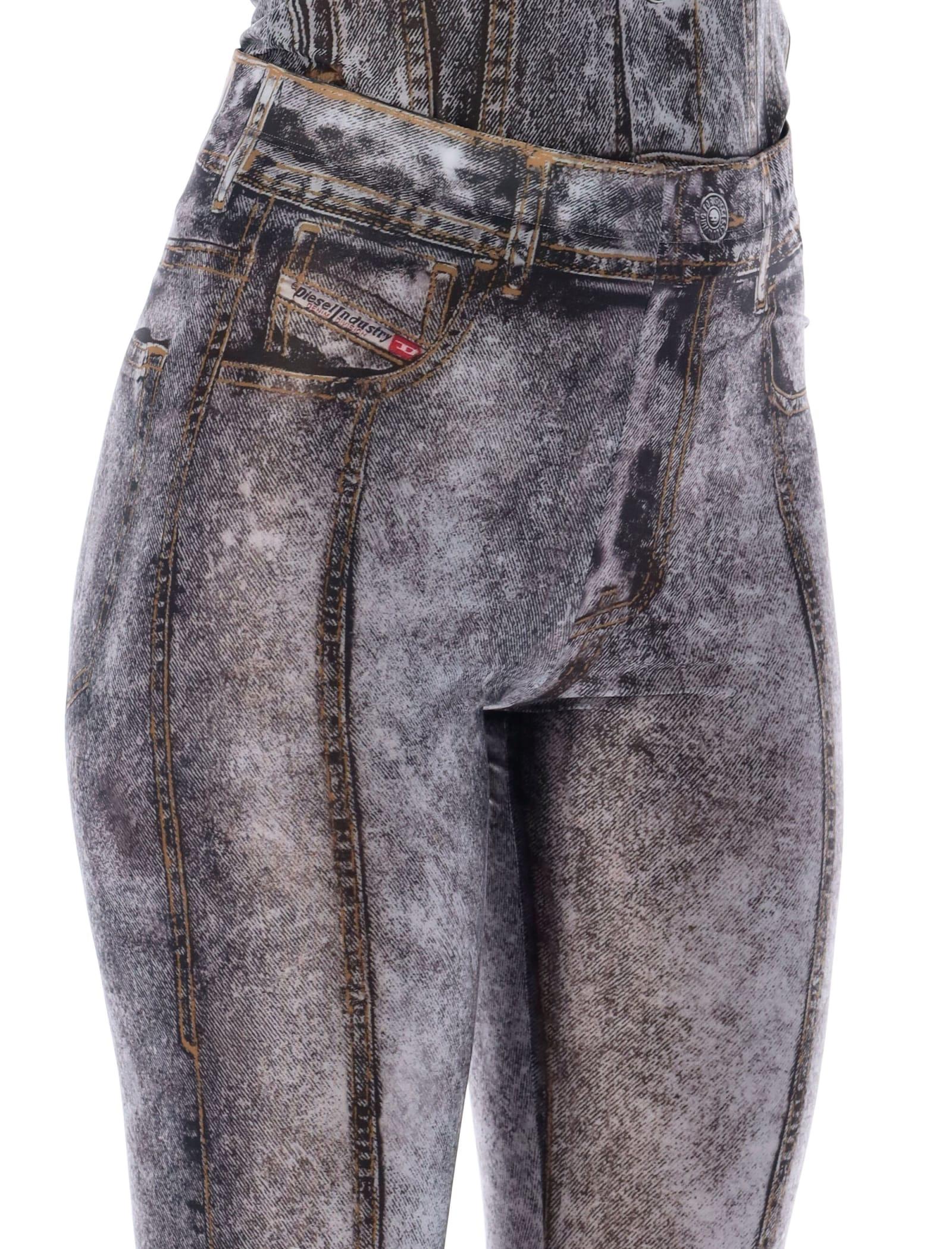Buy Diesel women grey 'p-koll-g1' tights for $141 online on SV77