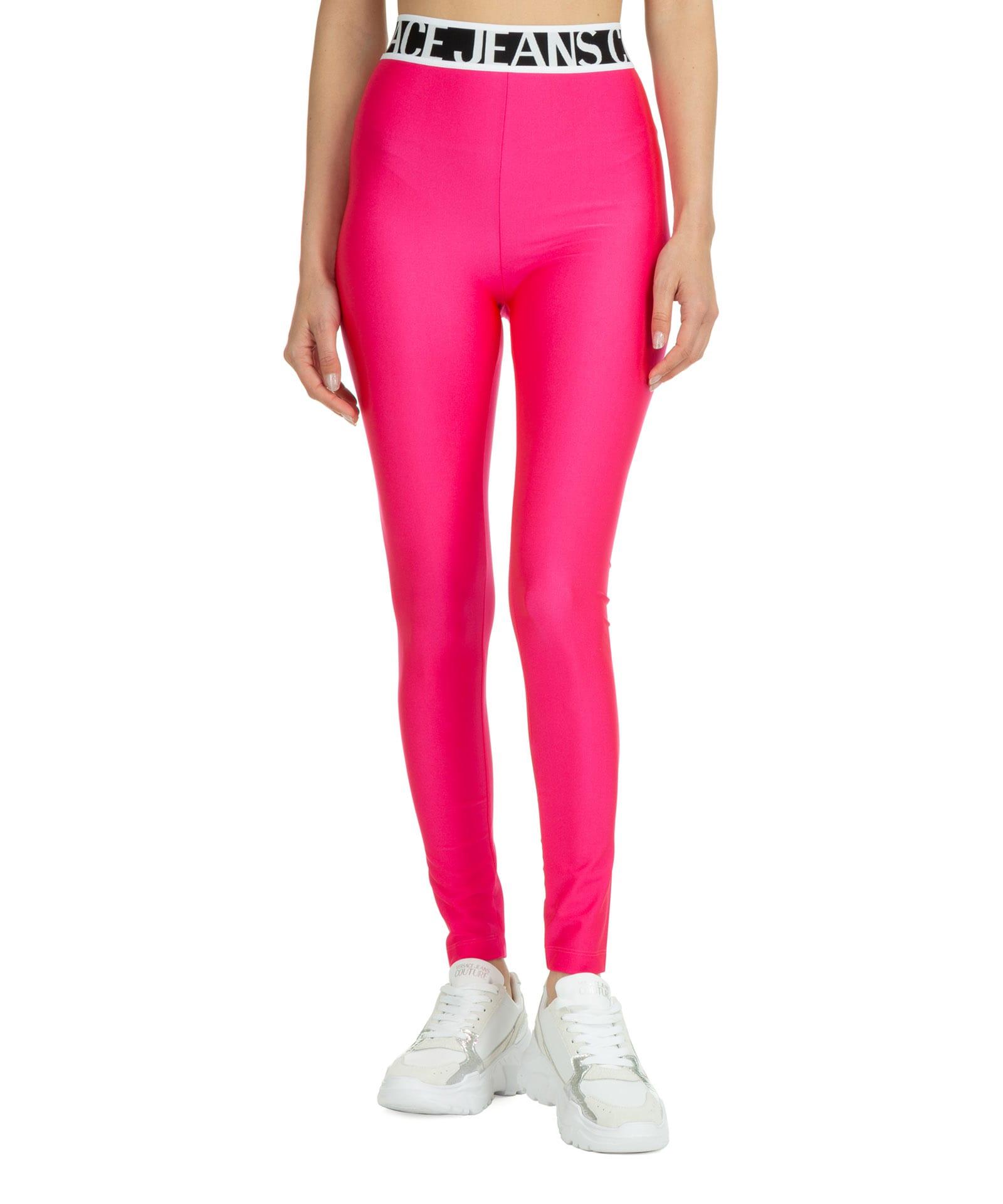 versace leggings pink
