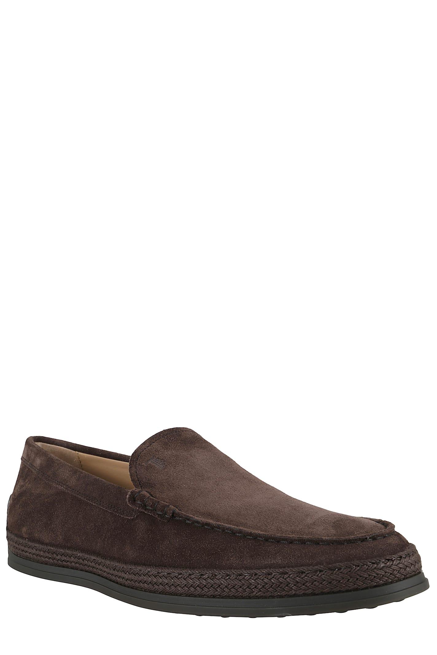 Tod's Pantofola Gomma Rafia in Brown for Men | Lyst