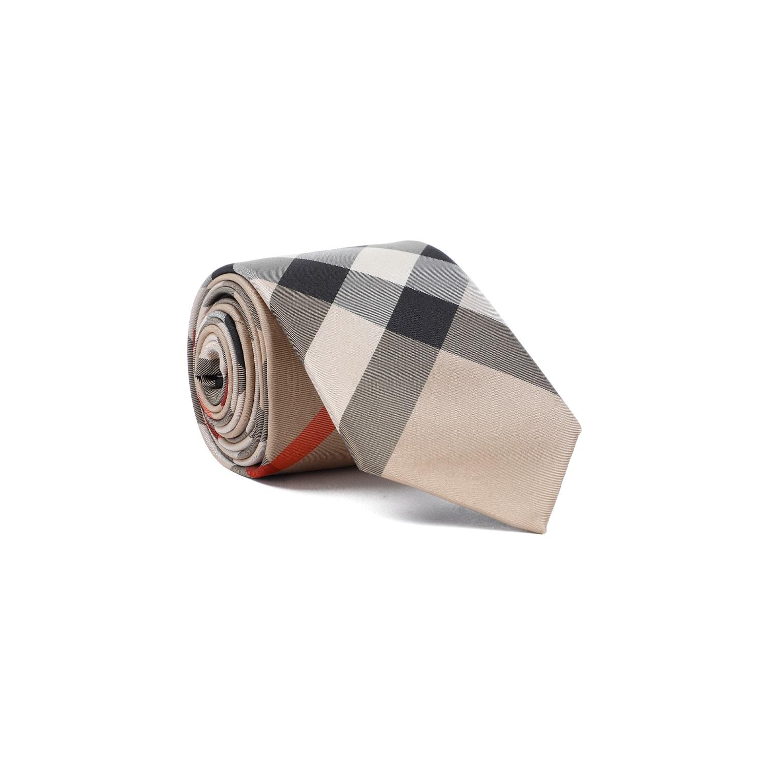Burberry Classic Cut Check Silk Tie for Men Lyst