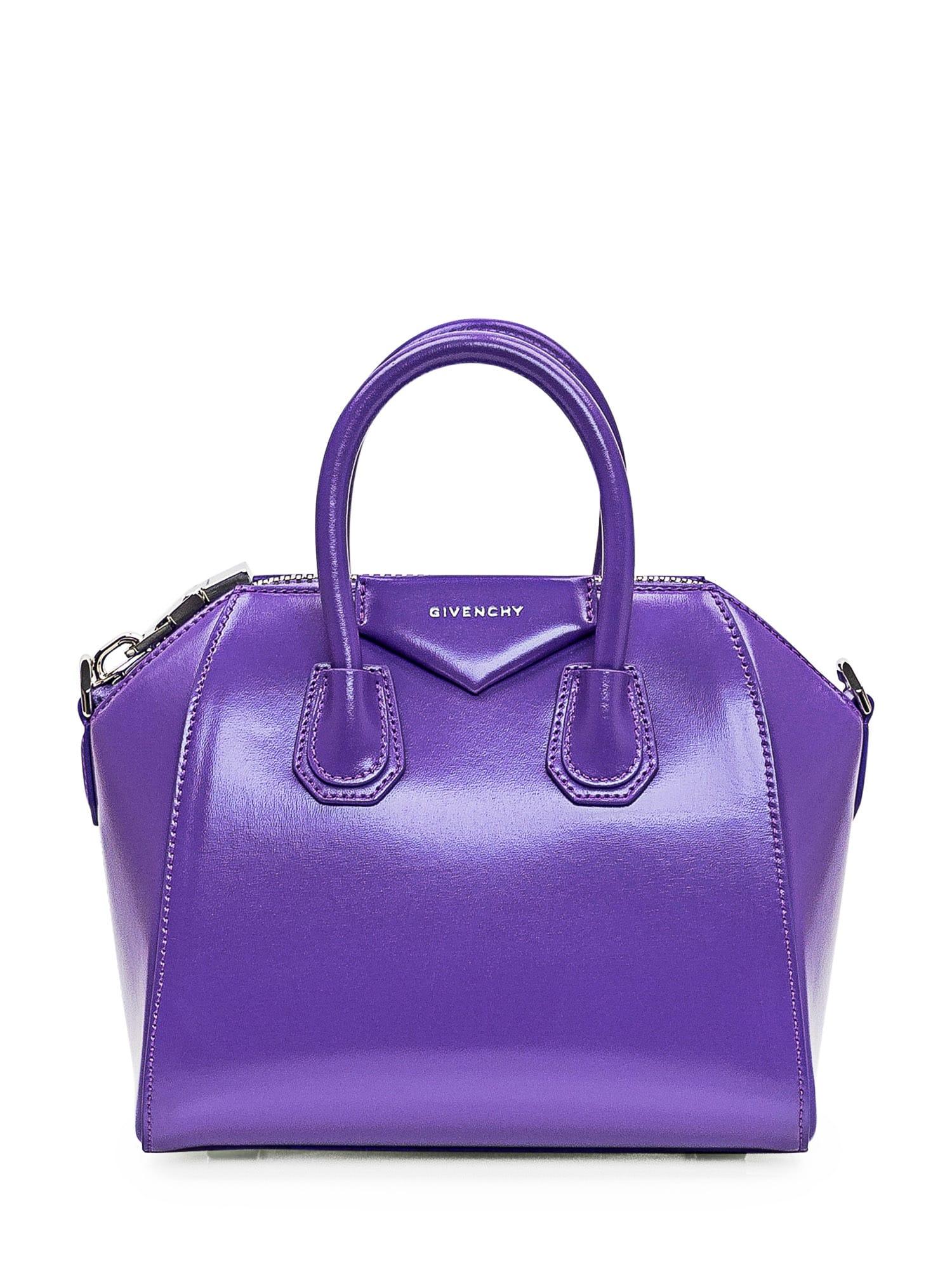 【関税込み】Givenchy パープル ミニ Antigona バッグ Givenchy Antigona Mini Bag in Purple | Lyst