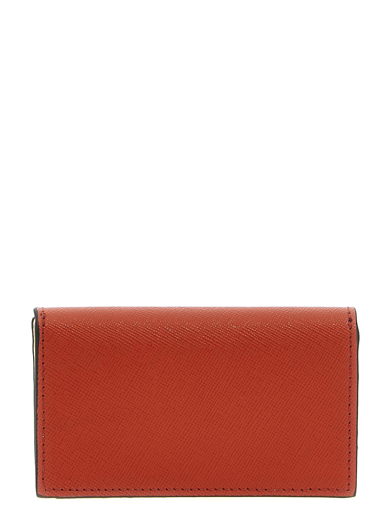 Marni Logo Business Card Holder Wallets, Card Holders in Red | Lyst