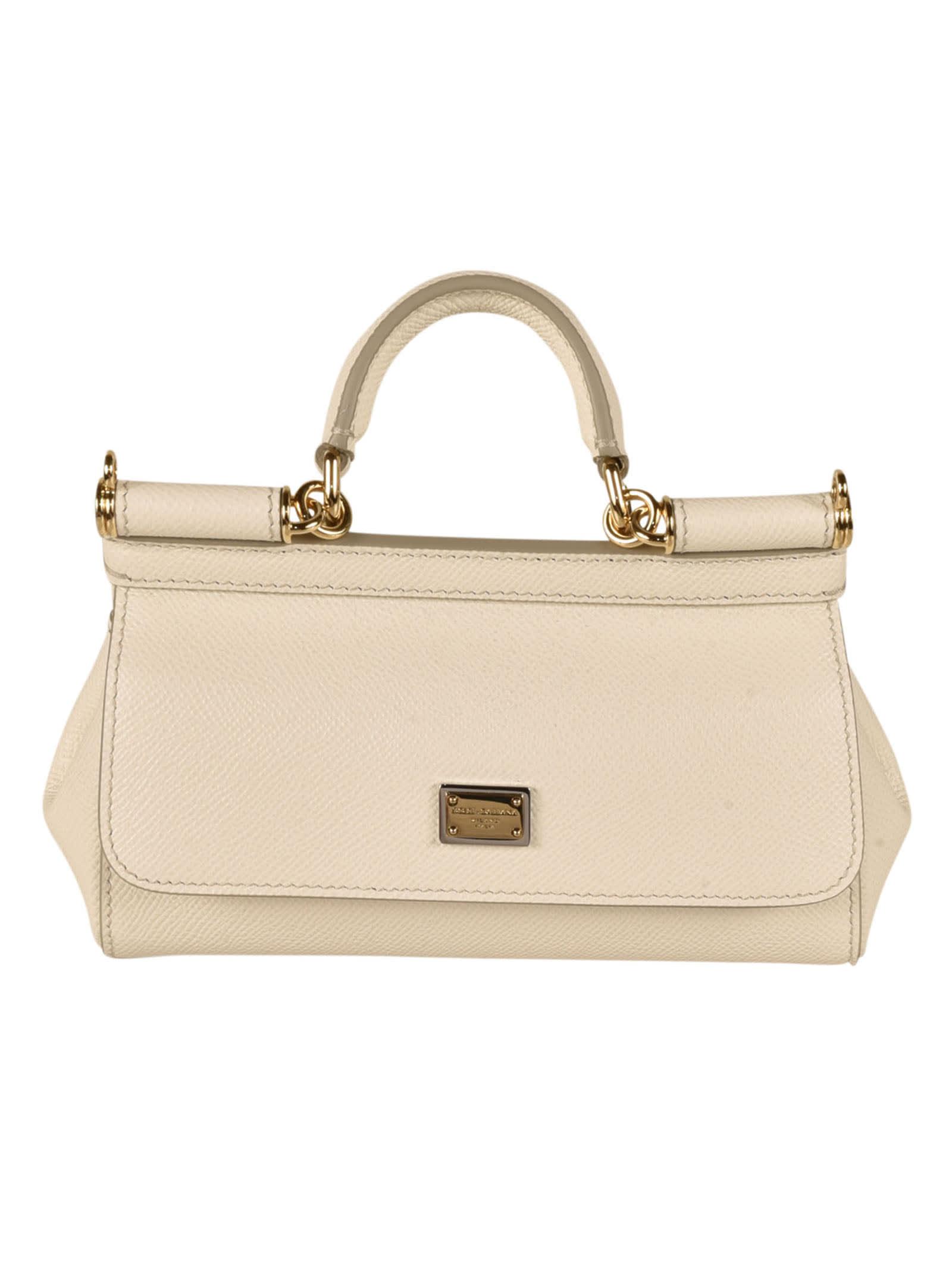 Dolce & Gabbana Miss Sicily Eswest Tote in Natural | Lyst
