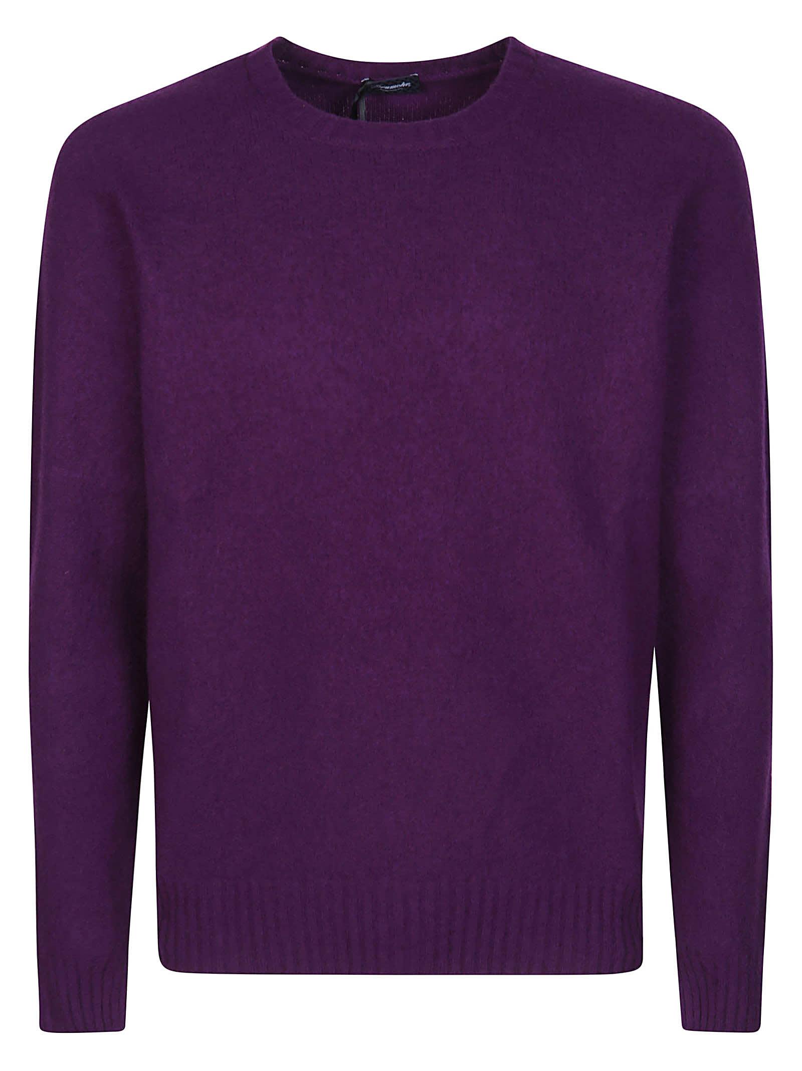 Drumohr Crewneck Sweater in Purple for Men | Lyst