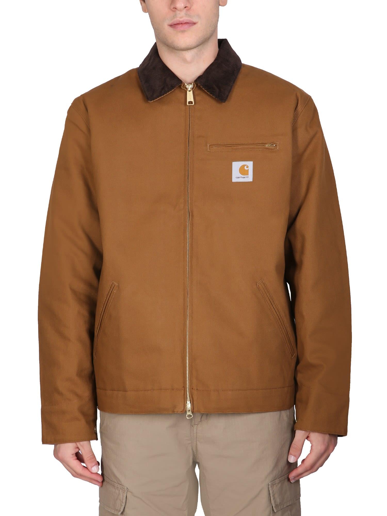 Carhartt WIP Cotton Detroit Jacket in Beige (Natural) for Men - Save 18% |  Lyst